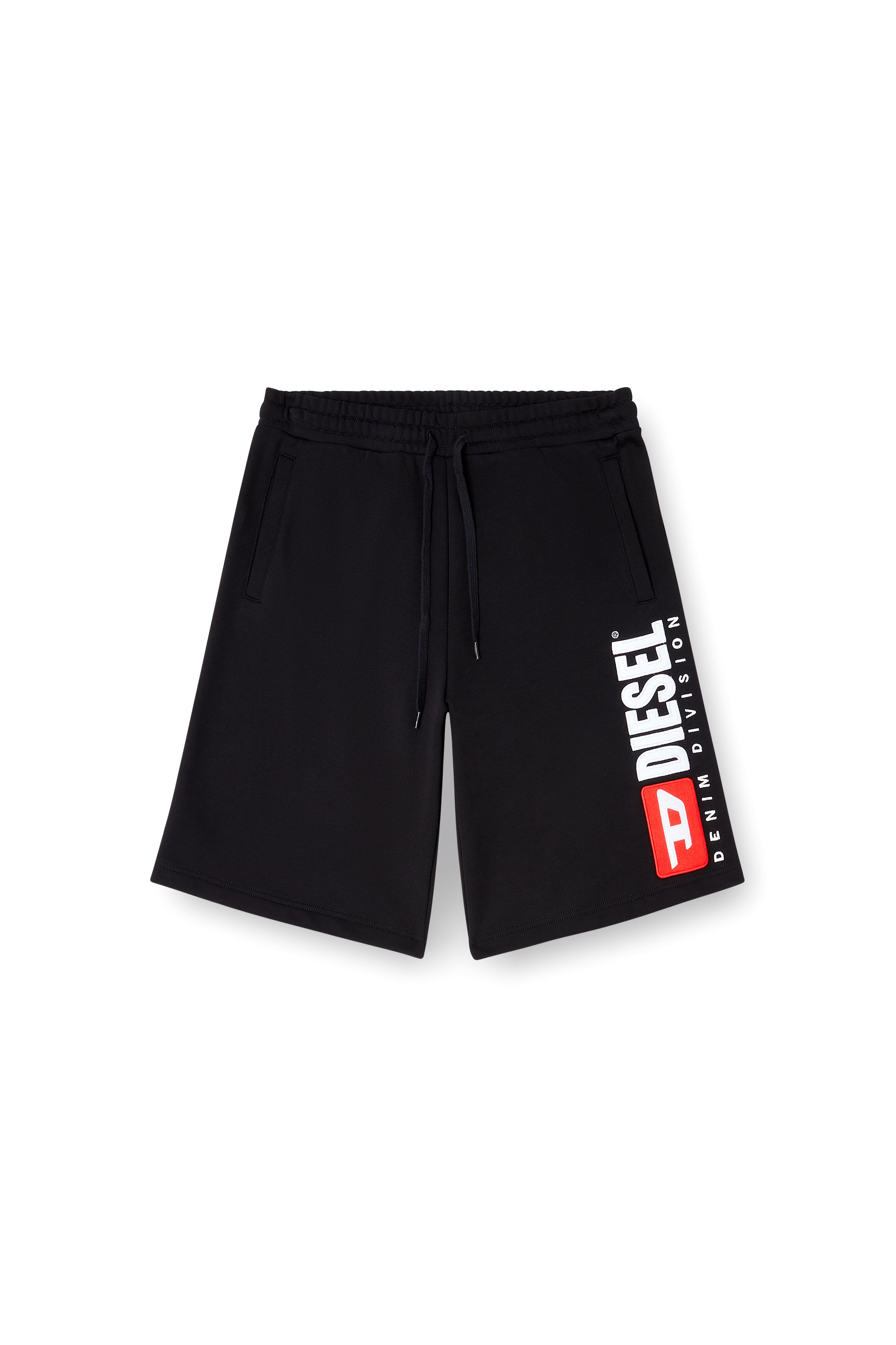 Diesel - P-CROW-DIV, Herren Fleece-Shorts mit Maxi-Logopatch in null - 3