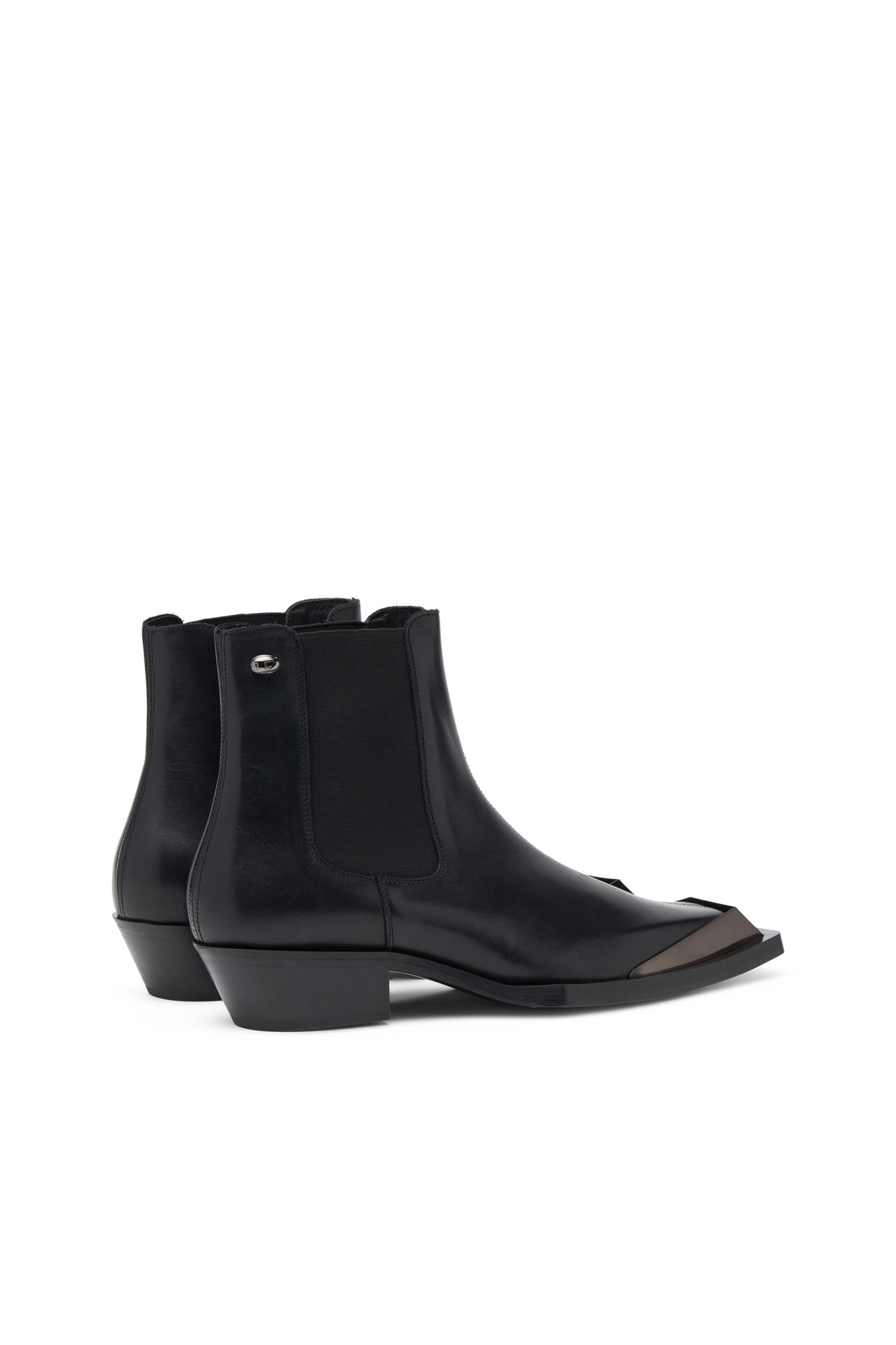 Diesel - D-TONA CH, Herren D-Tona-Chelsea Boots aus Leder in Schwarz - 3