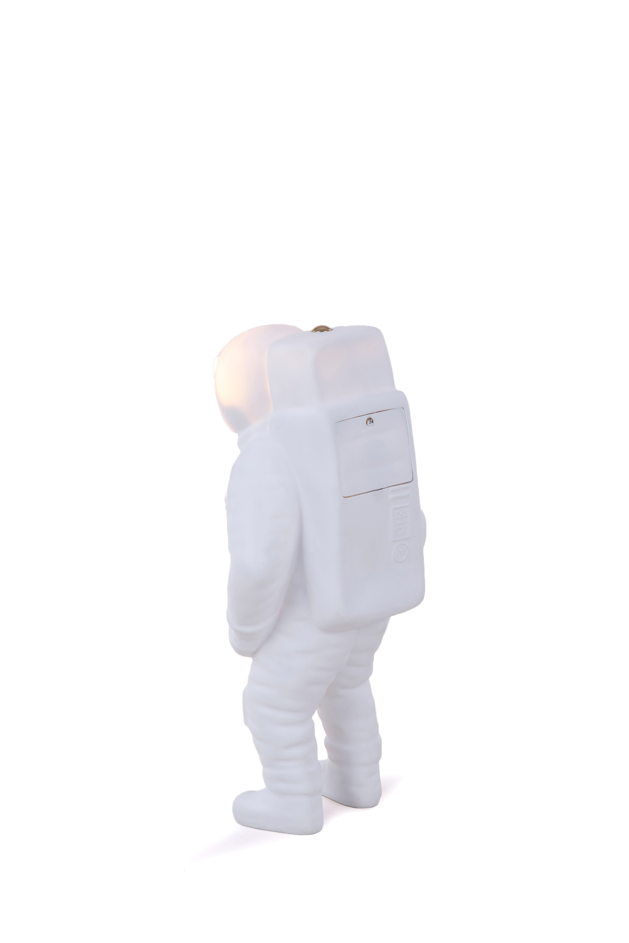 Diesel - 10939COSMIC FLASHING, Unisex Tischlampe aus Harz "Cosmic-flashing starman" in Weiß - 4