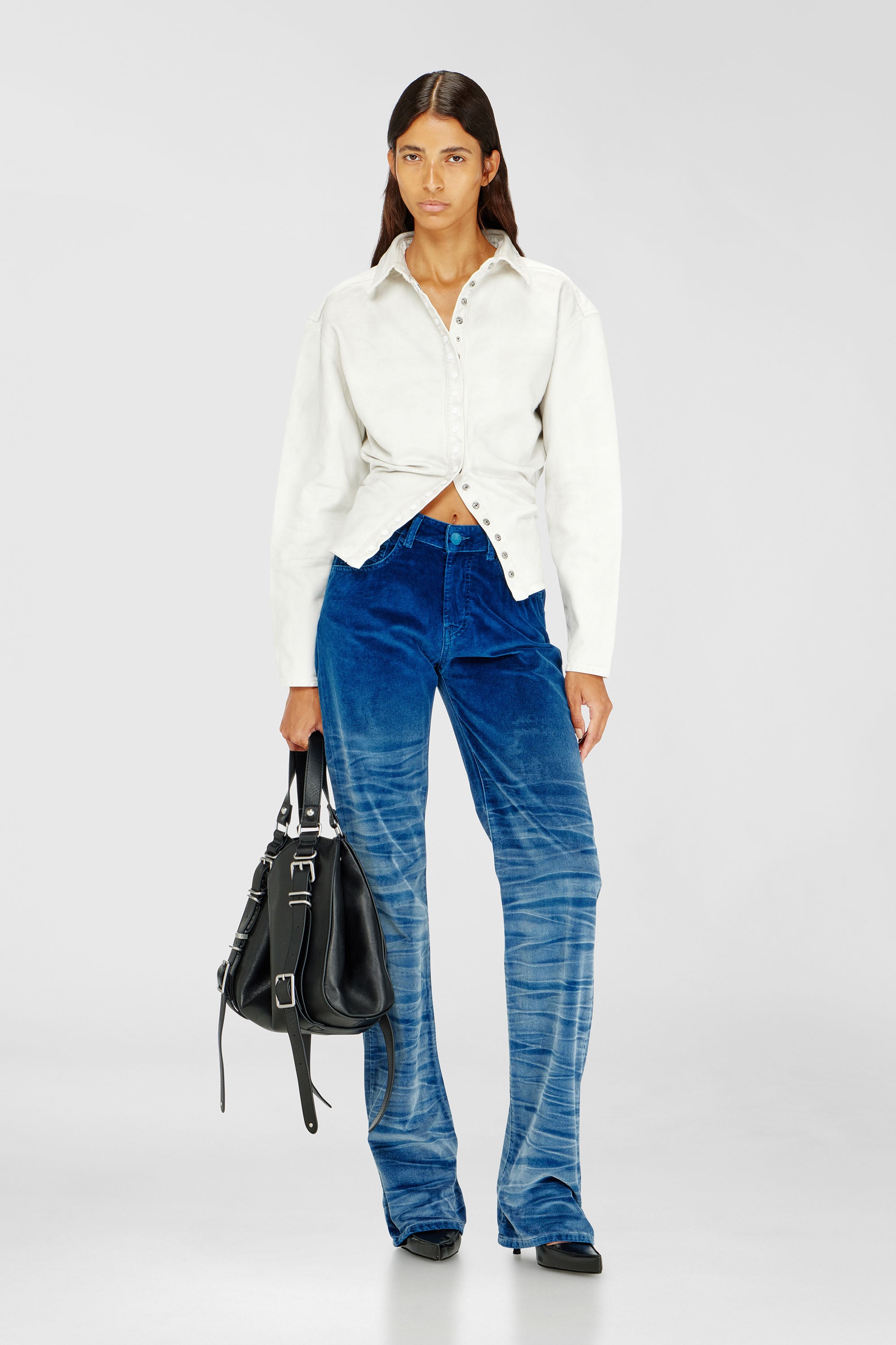 Diesel - Damen Regular Jeans D-Lie 003PF, Dunkelblau - 1
