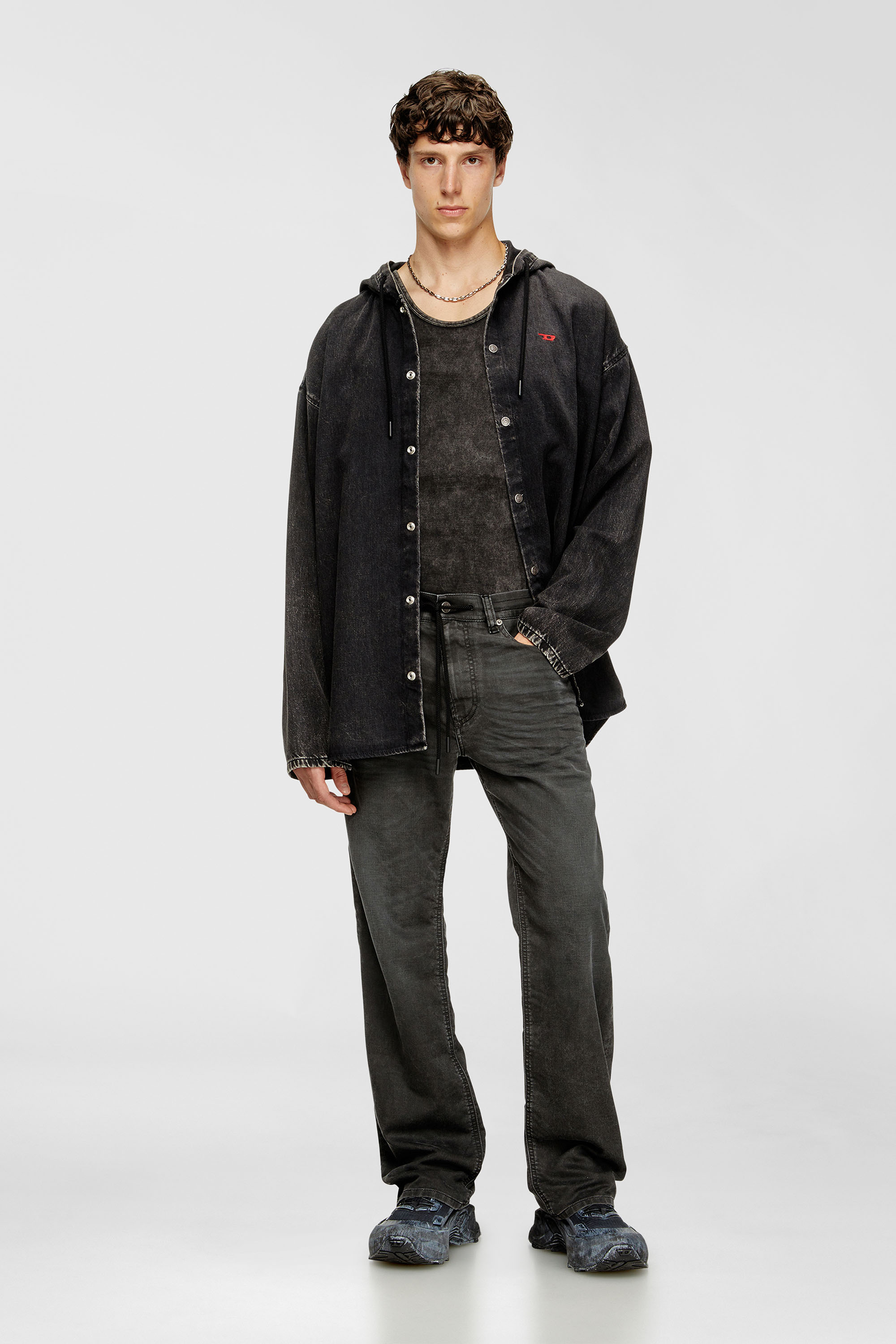 Diesel - Herren Relaxed 2080 D-Reel Joggjeans&reg; 09J75, Schwarz/Dunkelgrau - 1