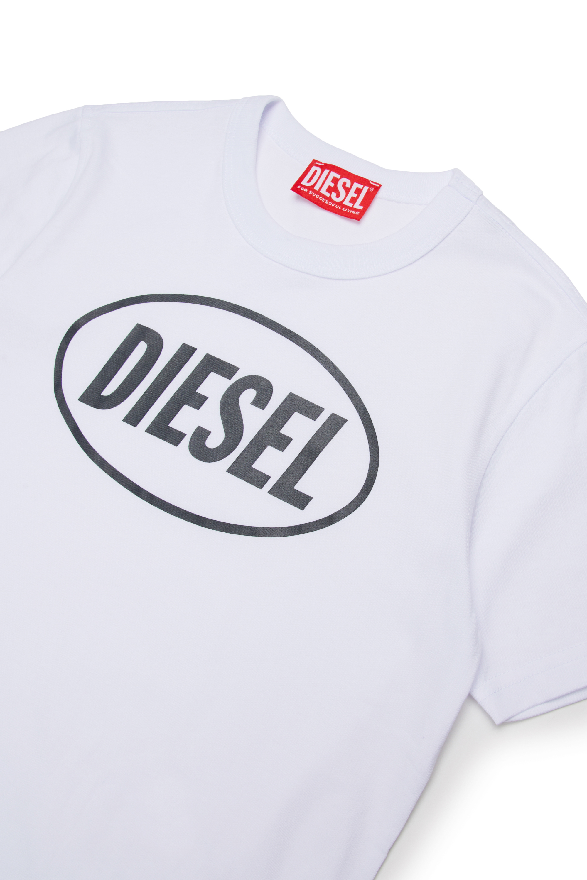 Diesel - TUNDRA, Herren Baumwoll-T-Shirt mit Logo in Weiß - 3