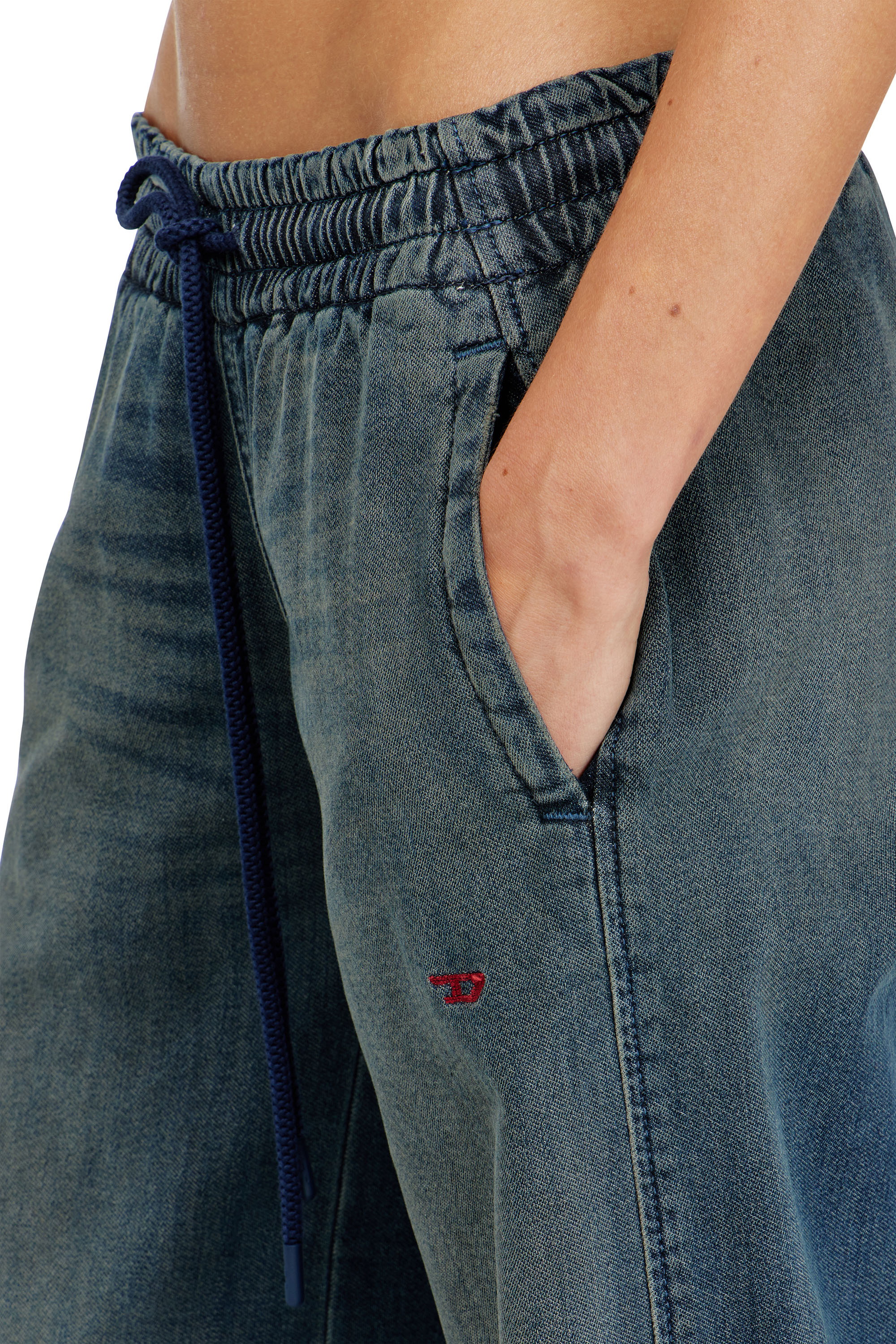 Diesel - Damen Relaxed 2078 D-Ainty Joggjeans&reg; 09N62, Dunkelblau - 4