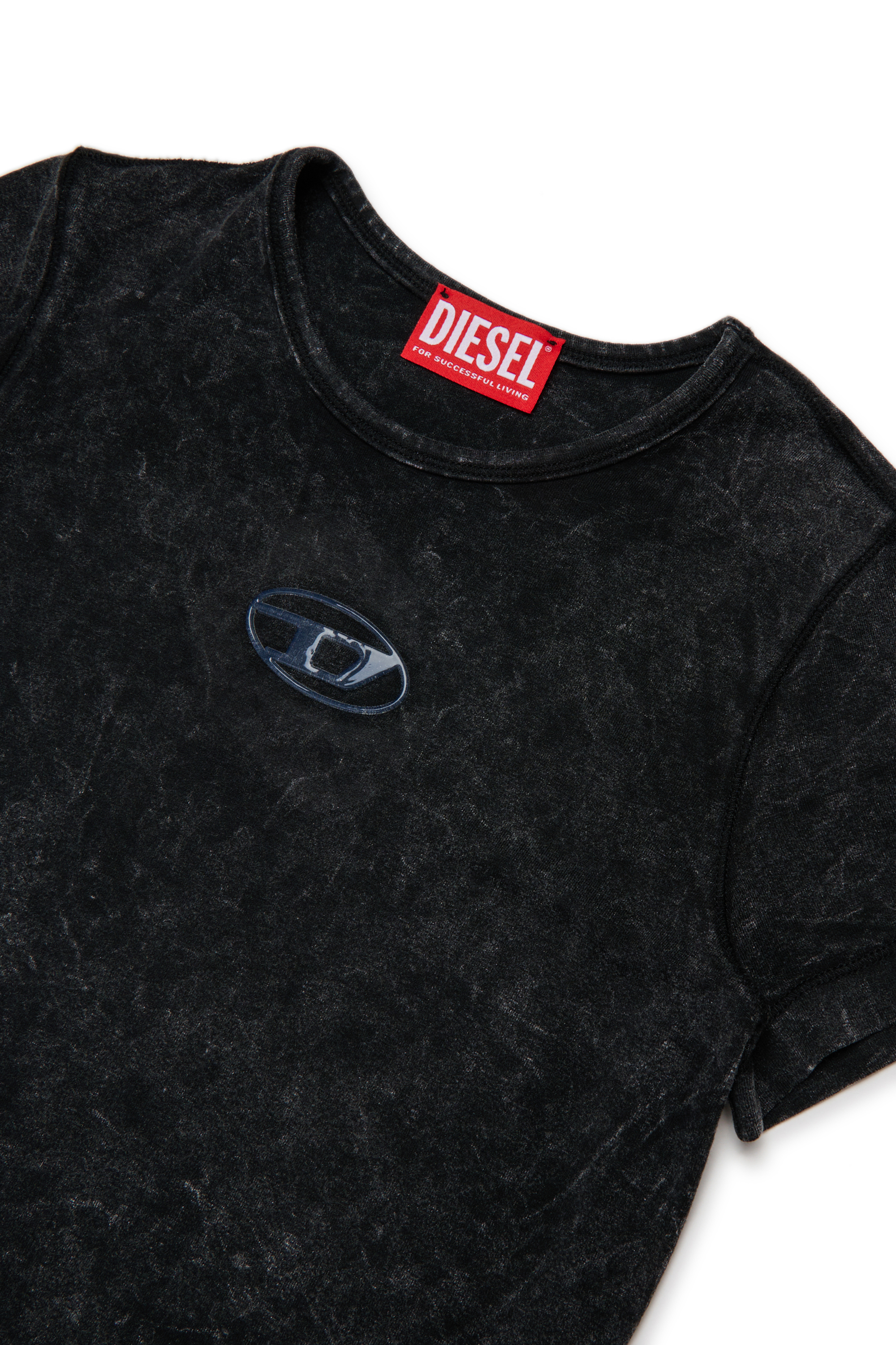 Diesel - TIPPY, Damen T-Shirt mit Frontlogo in Schwarz - 3