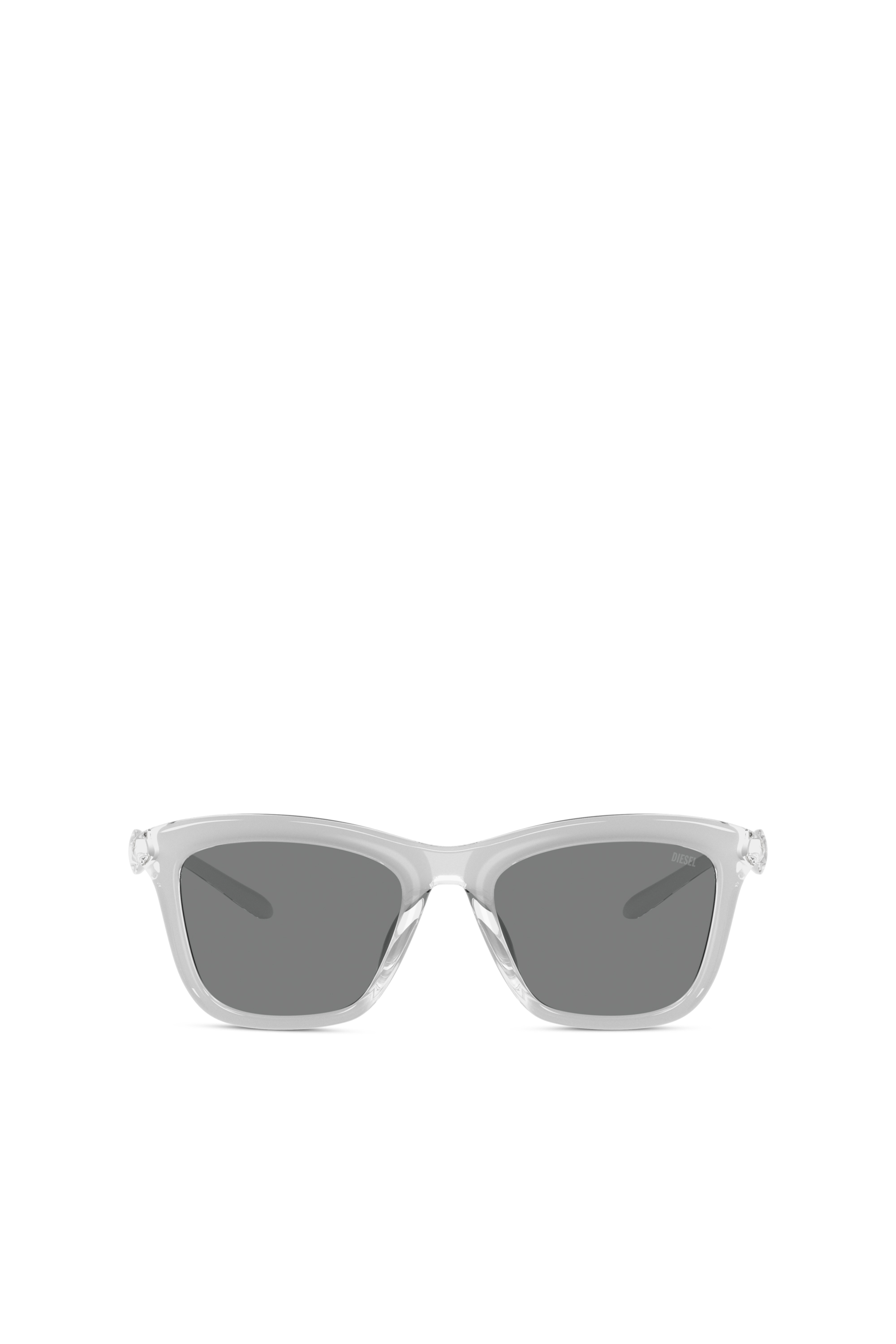 Diesel - 0DL3008U, Unisex Eckige Sonnenbrille in Grau - 2