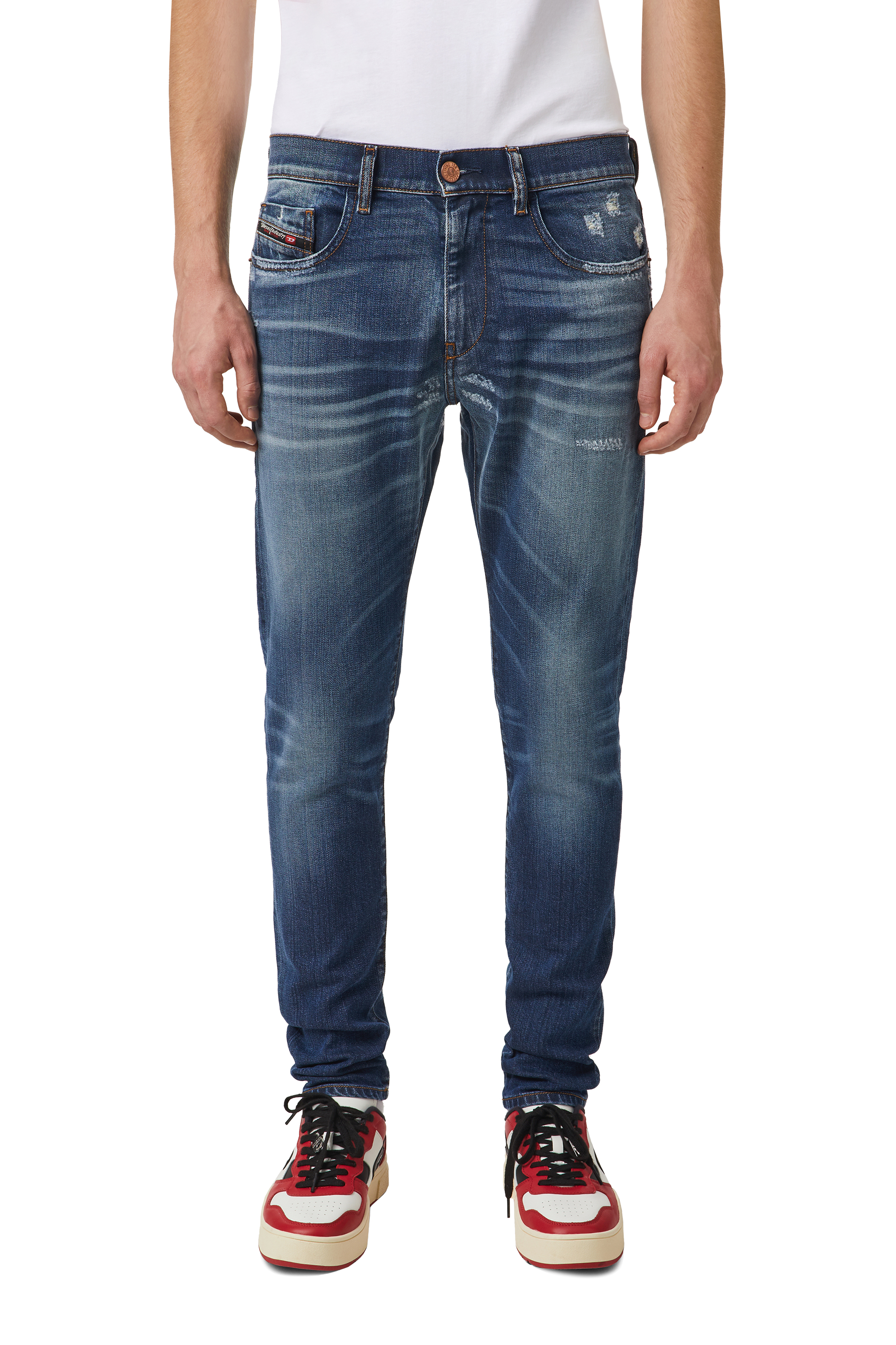 D-Strukt 09A98, Dunkelblau - Jeans