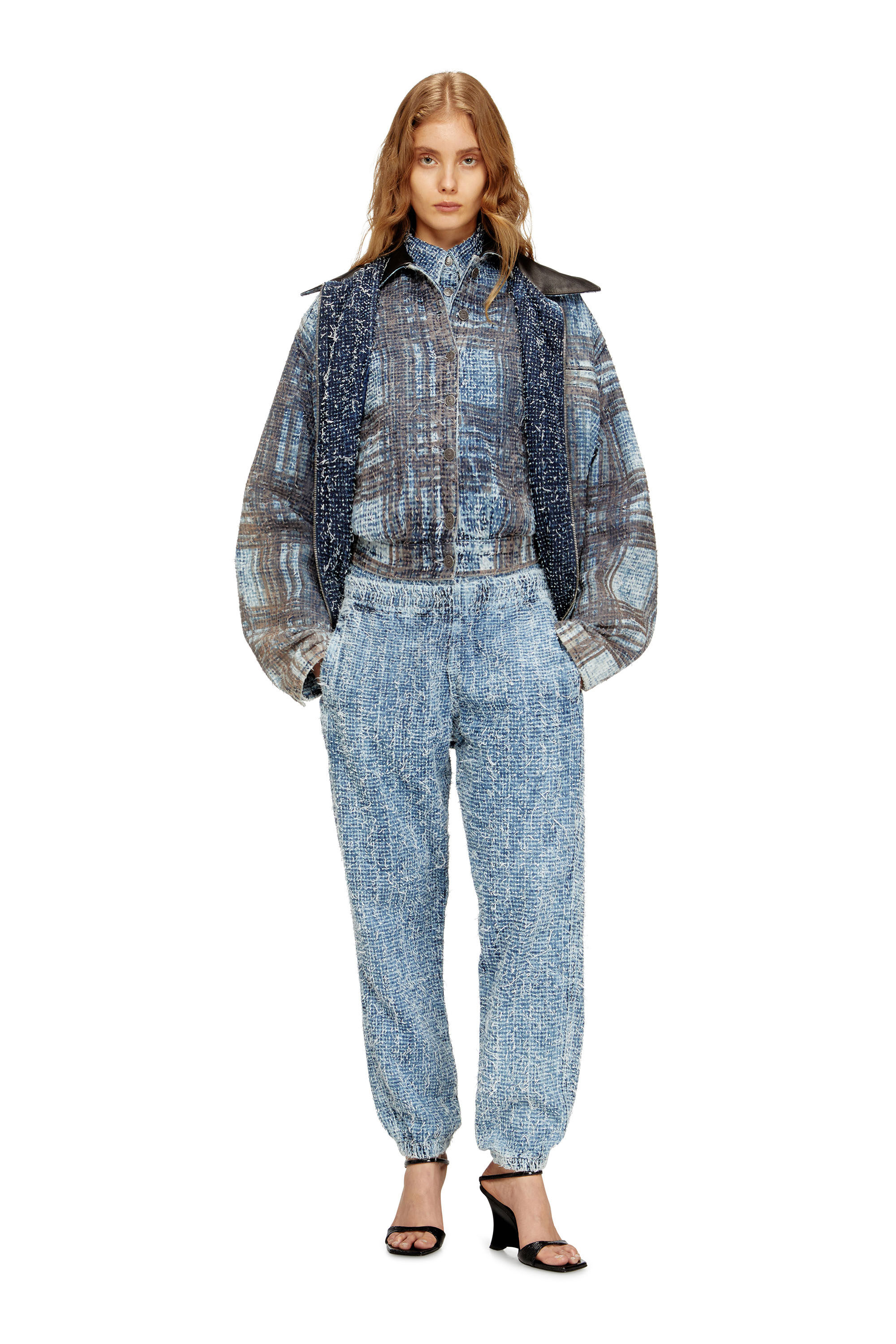 Diesel - Unisex Slim Jeans D-Labb 0ADCI, Hellblau - 7