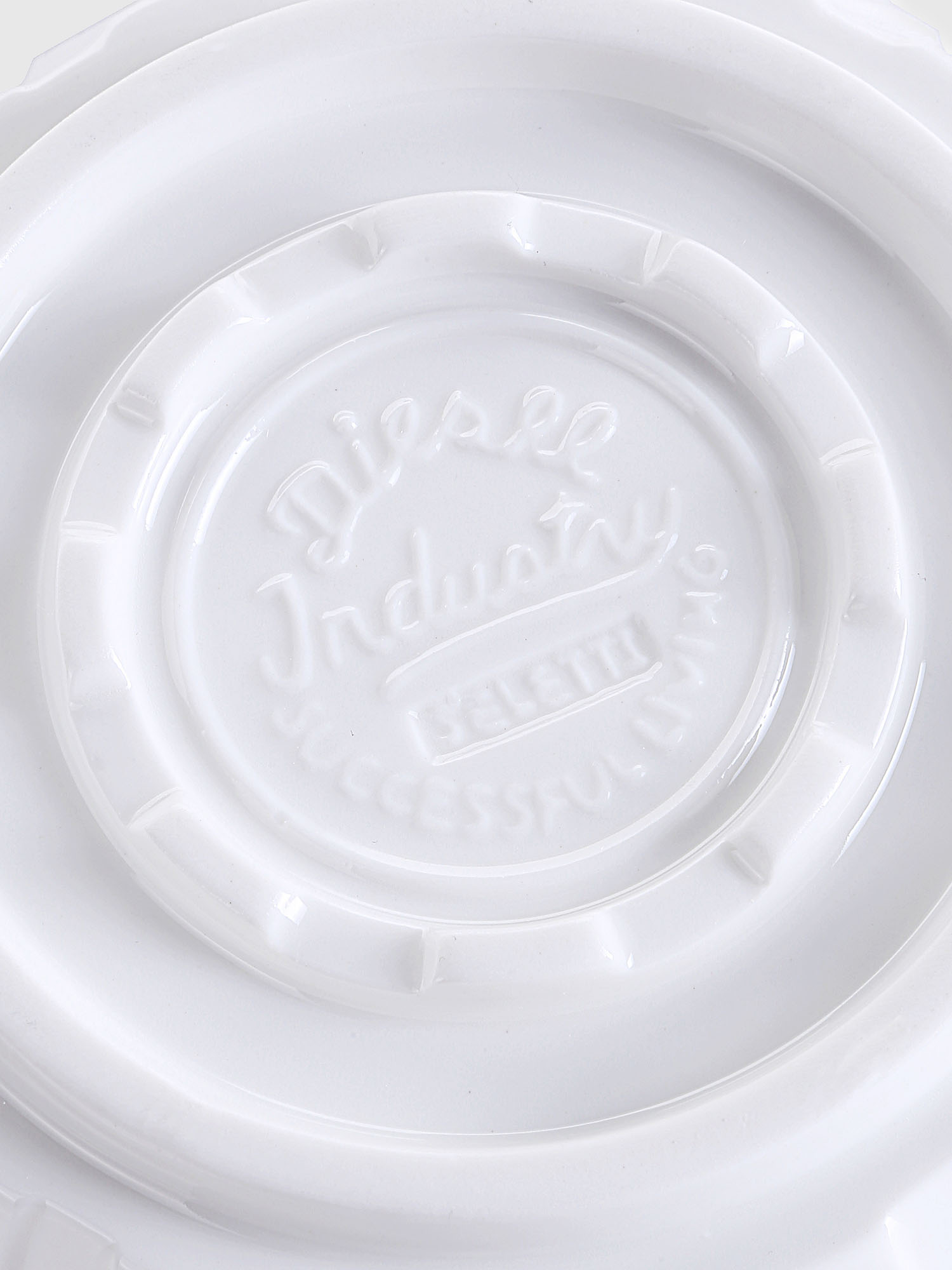 Diesel - 10984 MACHINE COLLEC, Unisex Obstschale aus Porzellan, ø 16,3 cm in Weiß - 3