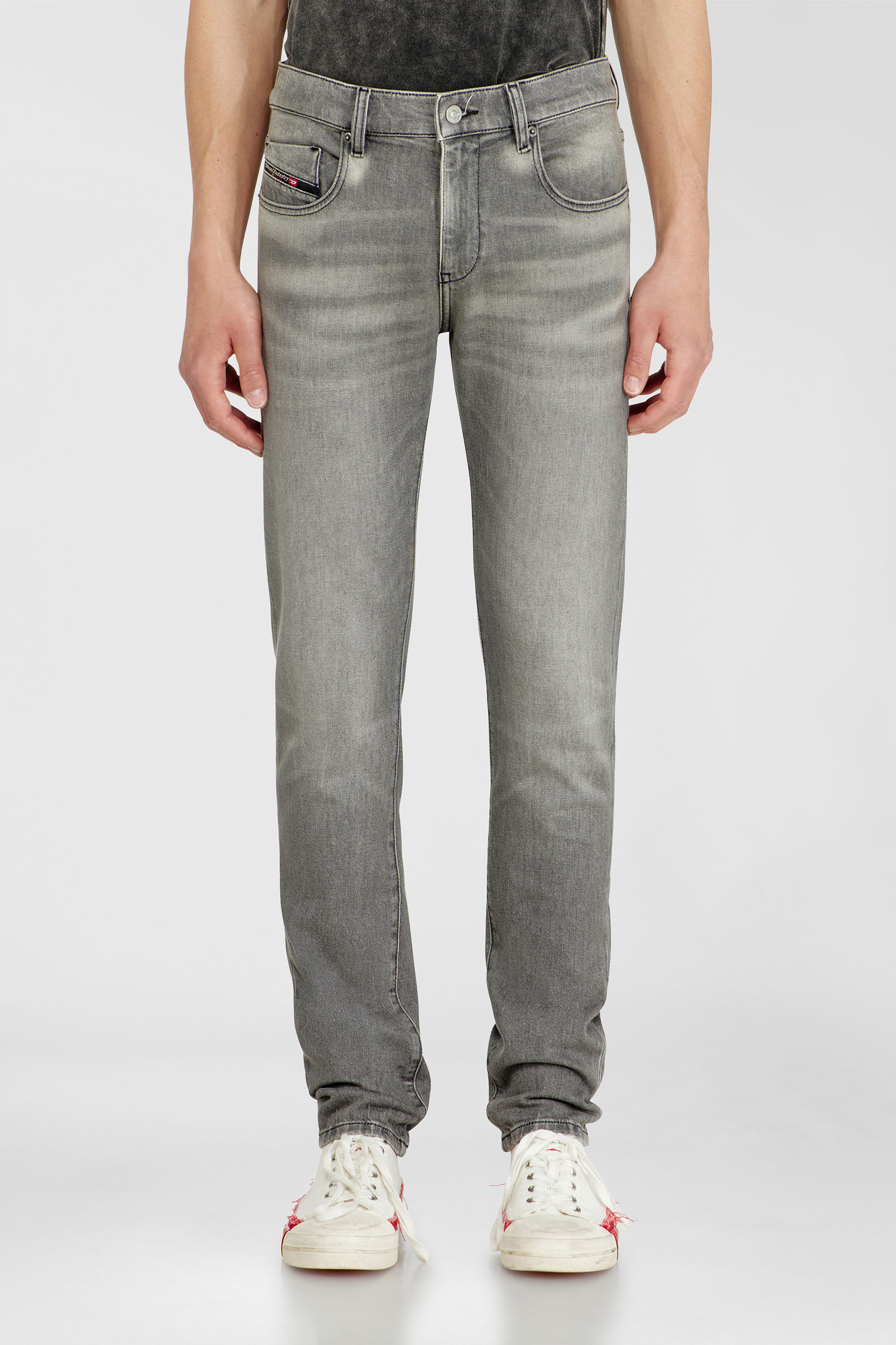 Diesel - Herren Slim Jeans 2019 D-Strukt 0KBBL, Hellgrau - 4