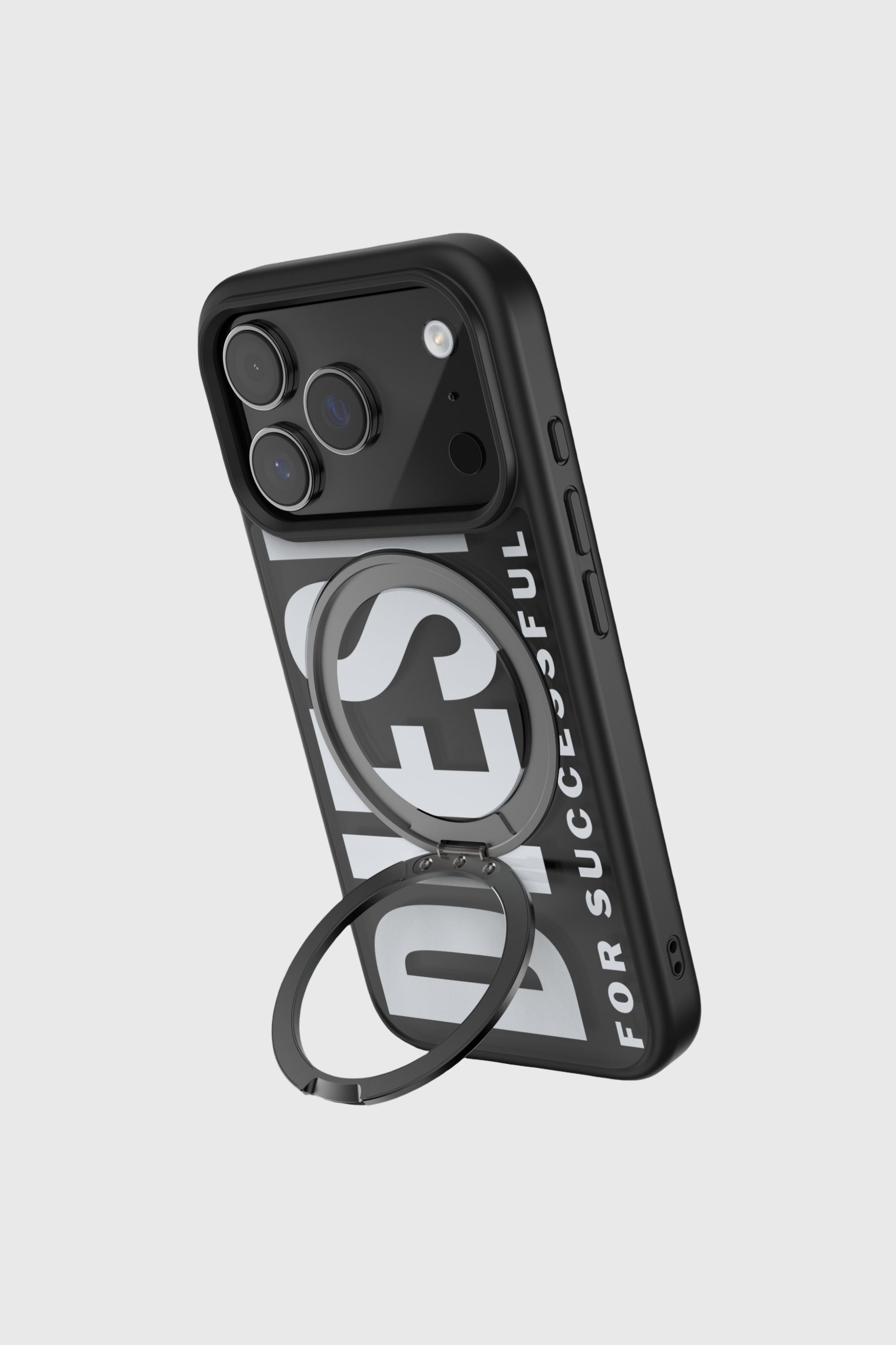Diesel - 60405 RING STAND CASE RING STAND, Unisex Ringstand-Magsafe Case f&uuml;r iPhone 17 Pro in Schwarz - 4