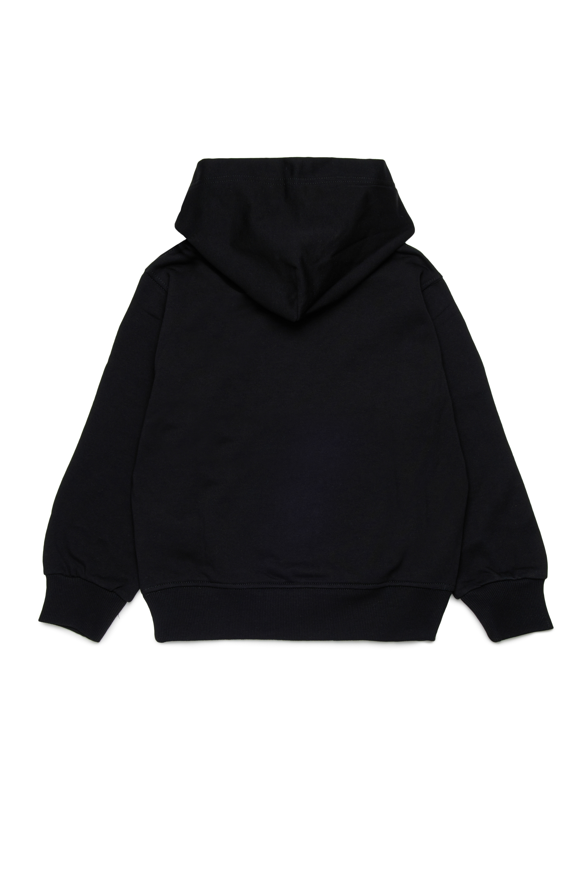 Diesel - SGINNHOODL5 OVER, Herren Hoodie mit verschmiertem Logo in Schwarz - 2