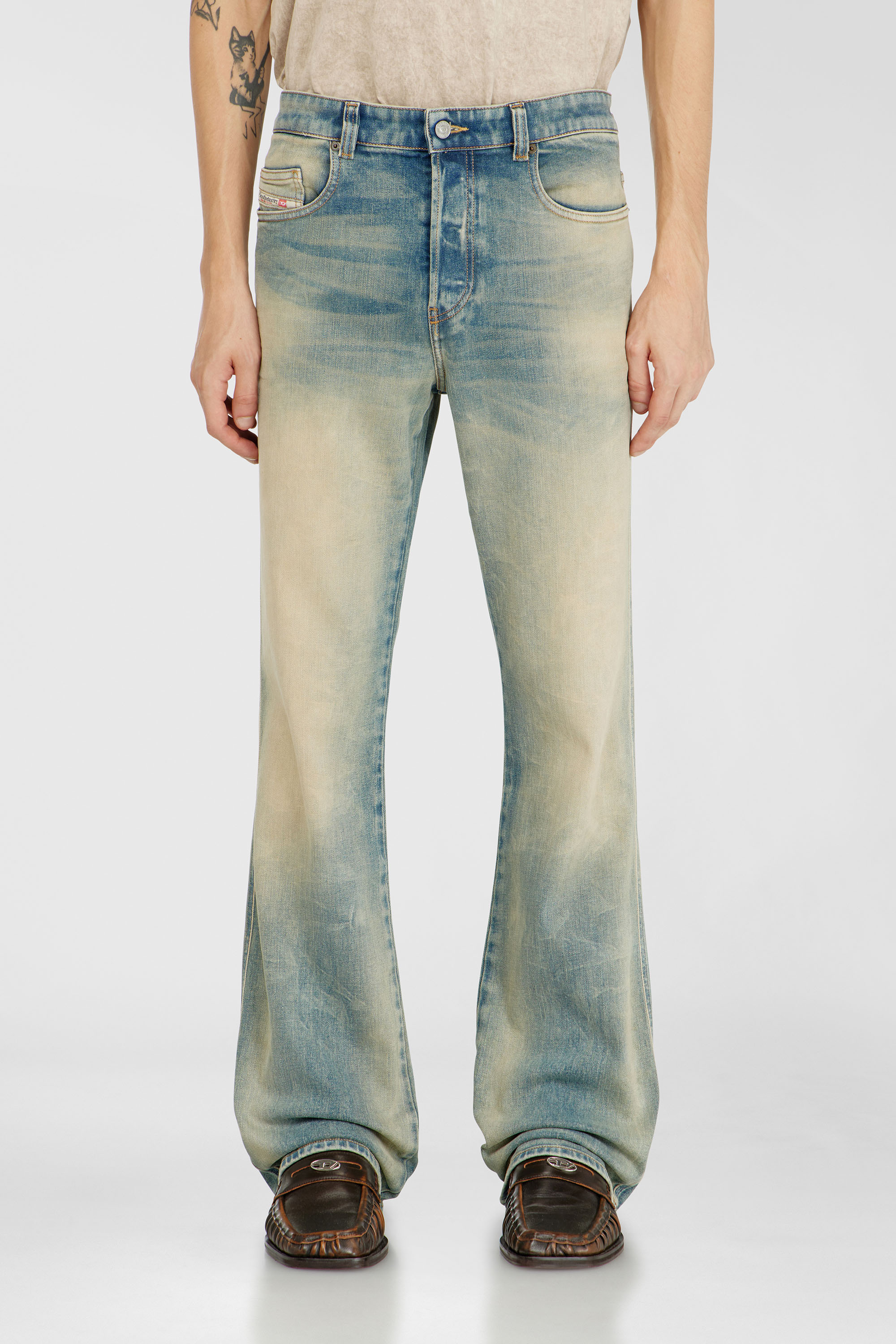 Diesel - Herren Bootcut Jeans 1998 D-Buck 09H78, Mittelblau - 1