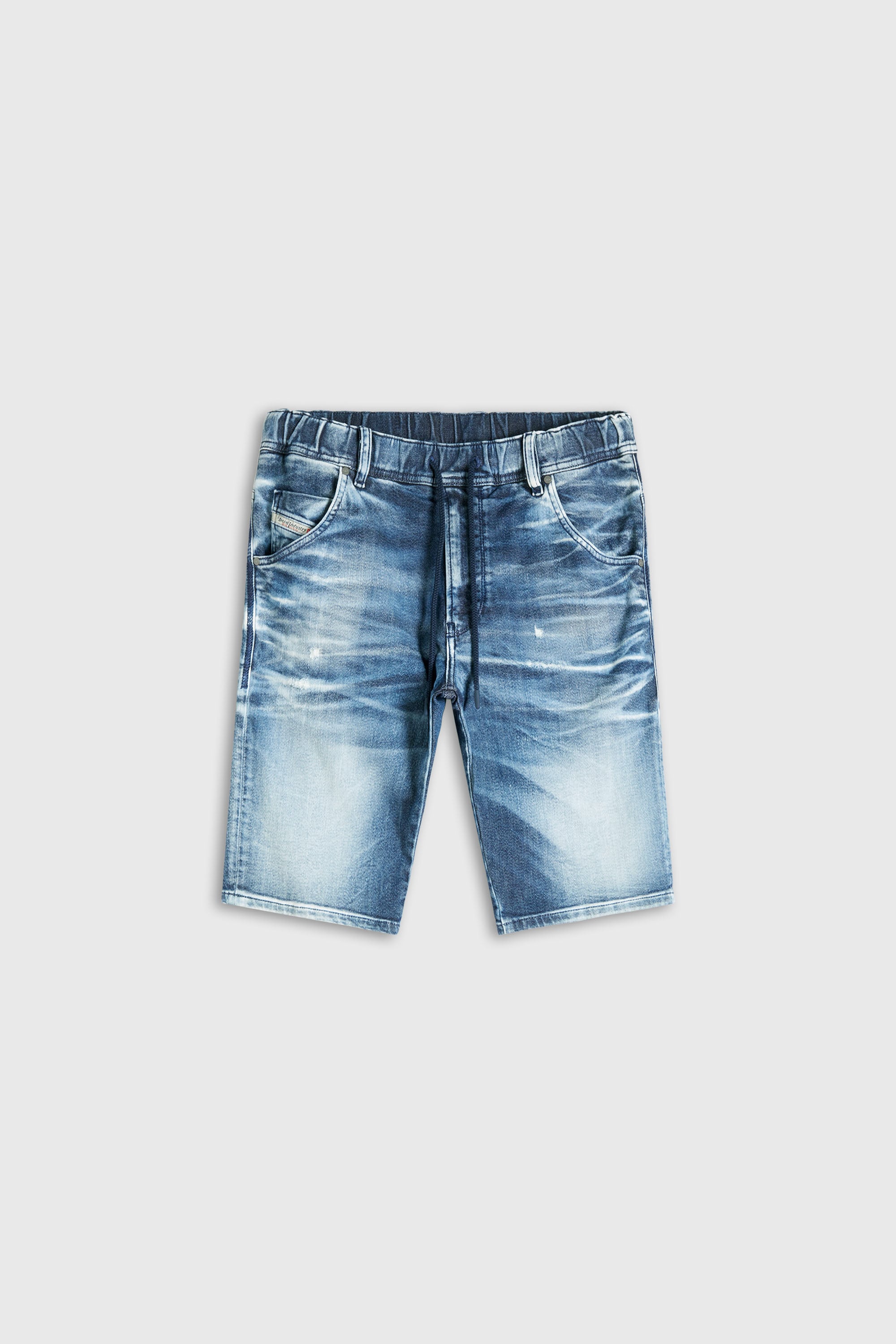 D-KROOSHORT JOGGJEANS, Mittelblau