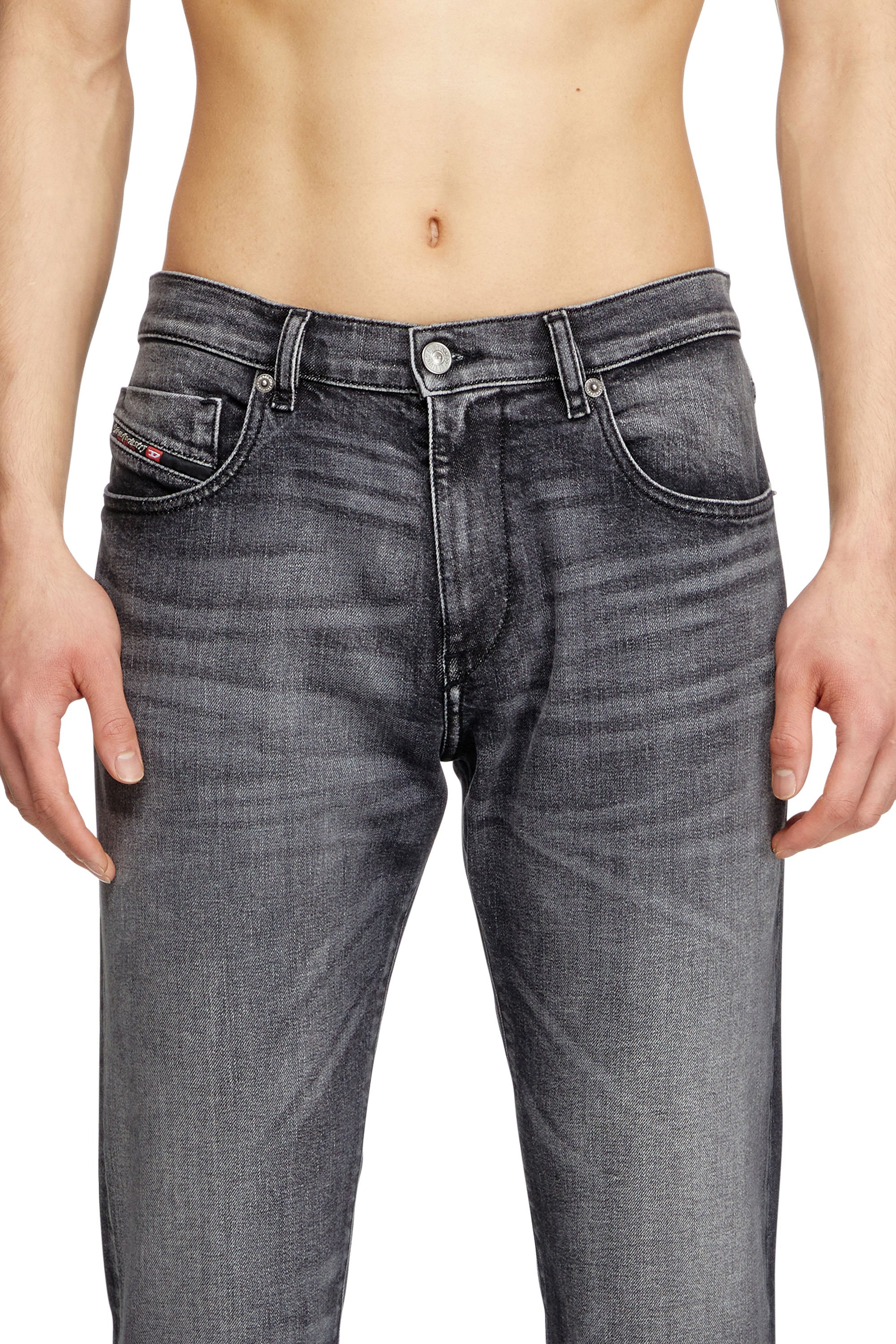 Diesel - Herren Slim Jeans 2019 D-Strukt 09L52, Schwarz/Dunkelgrau - 5