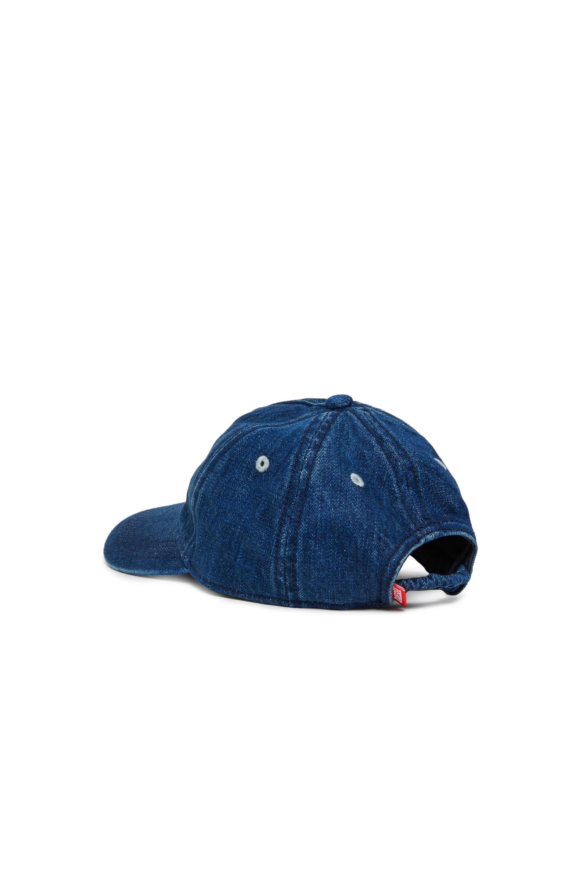 Diesel - FERMYB, Herren Denim-Baseballkappe mit Stickerei in Dunkelblau - 2