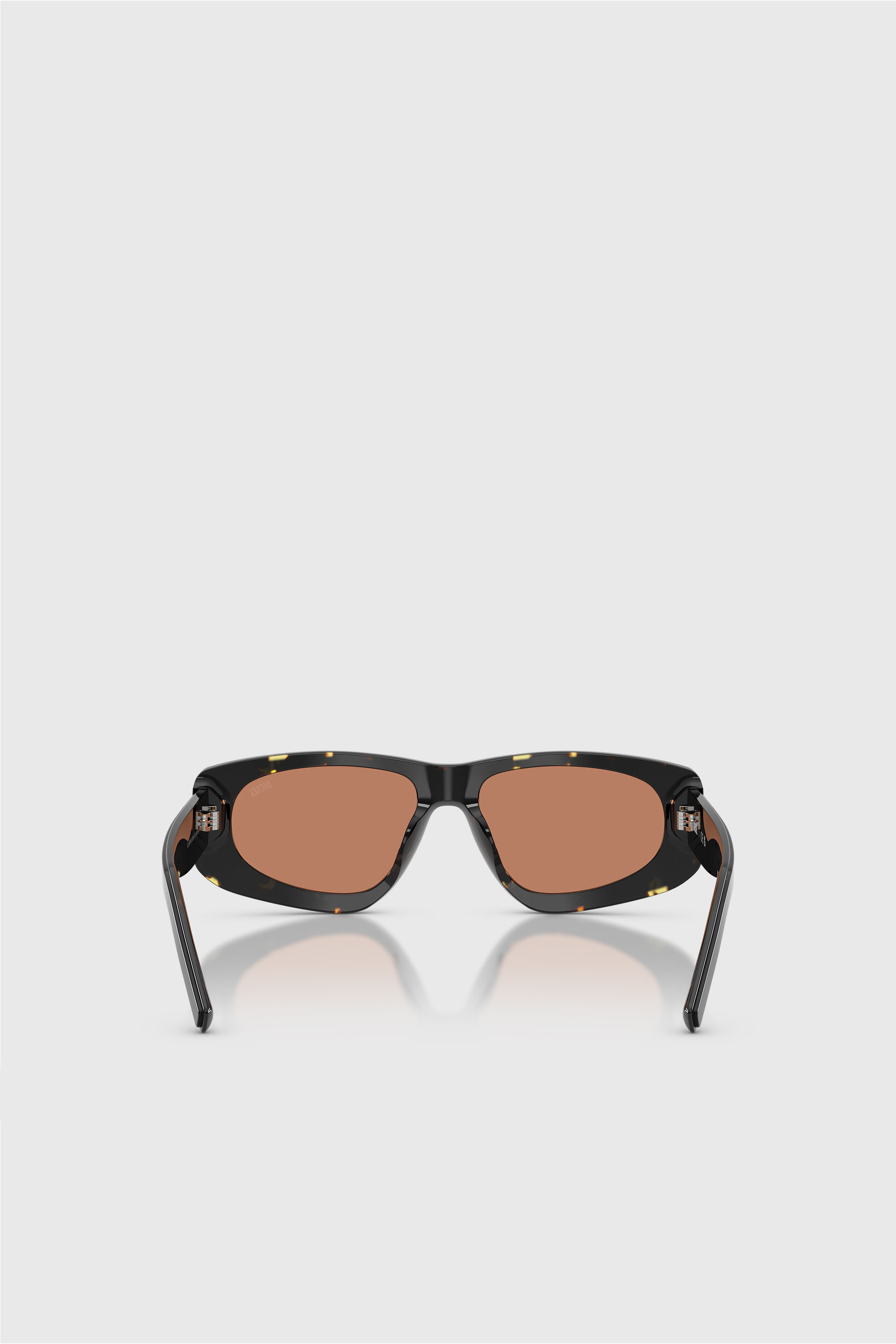 Diesel - 0DL2021U, Unisex Geometrische Sonnenbrille in Schwarz/Braun - 4