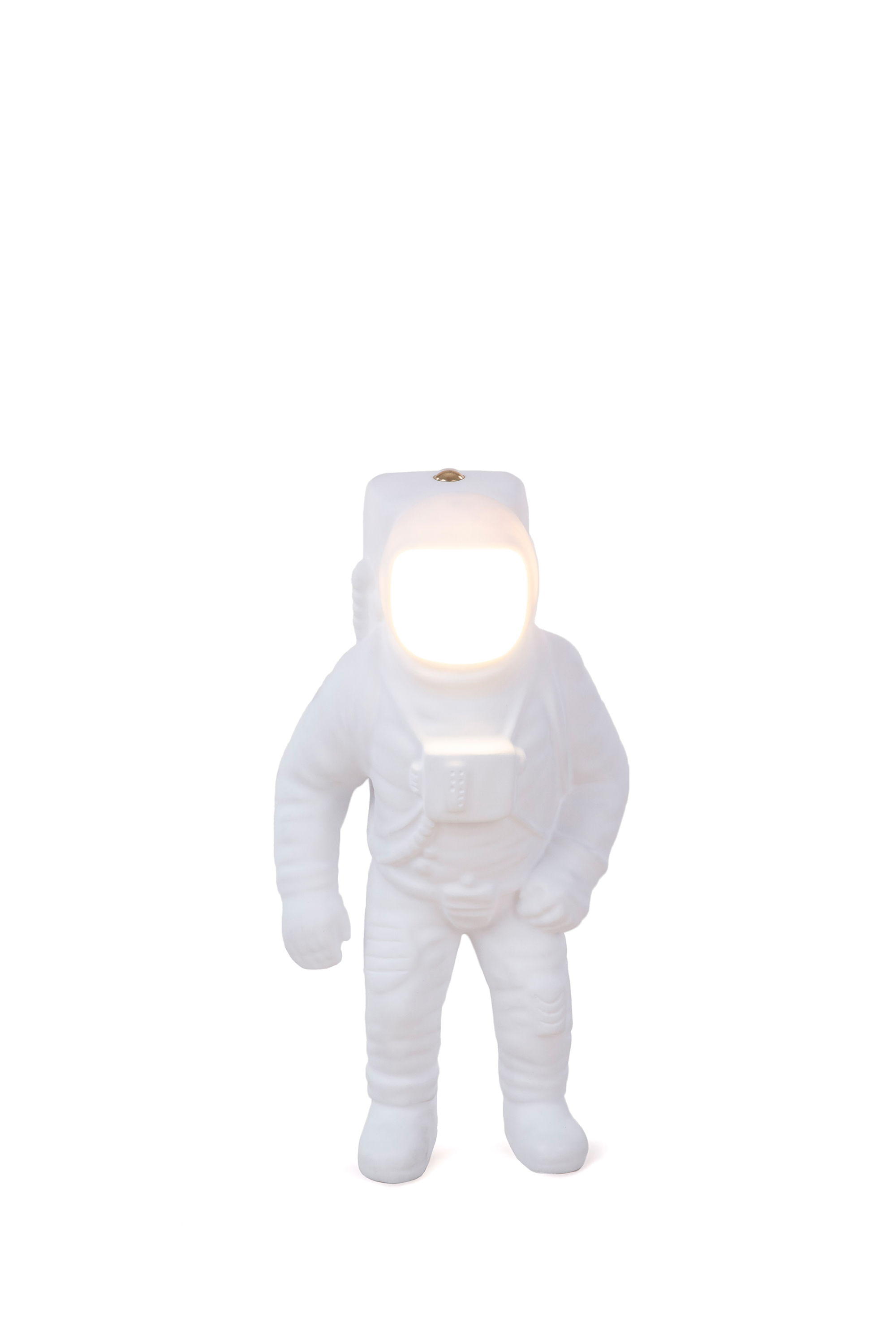 Diesel - 10939COSMIC FLASHING, Unisex Tischlampe aus Harz "Cosmic-flashing starman" in Weiß - 1