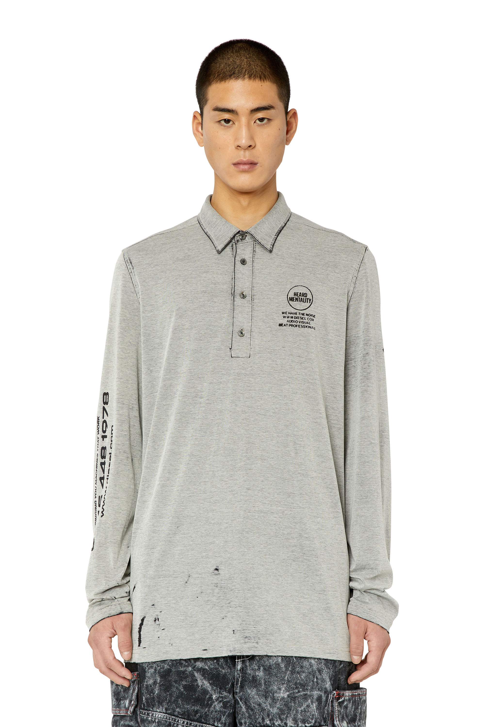 Diesel - S-HIRT, Grau - Image 1