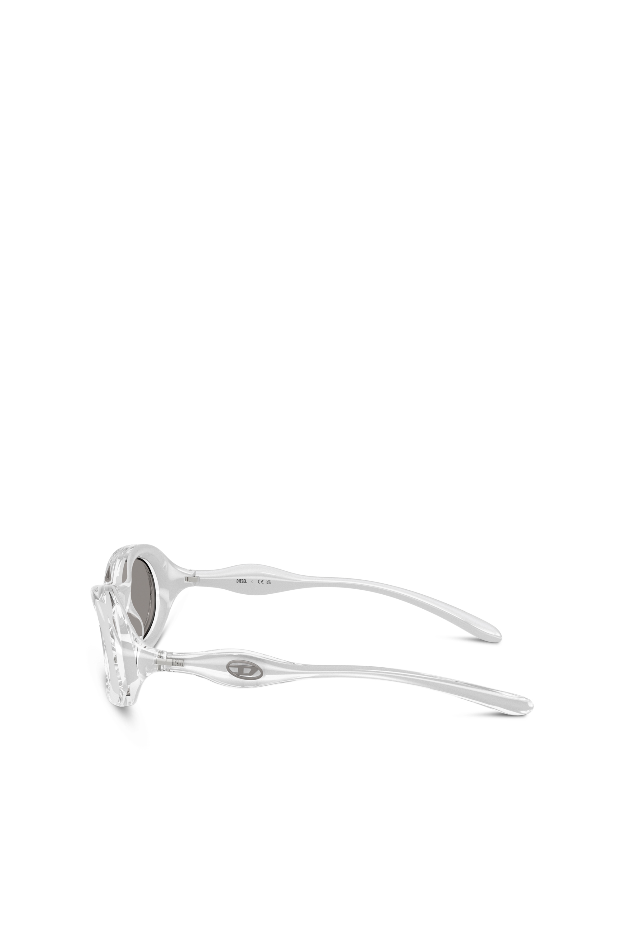 Diesel - 0DL3011U, Unisex Ovale Sonnenbrille in Grau - 3