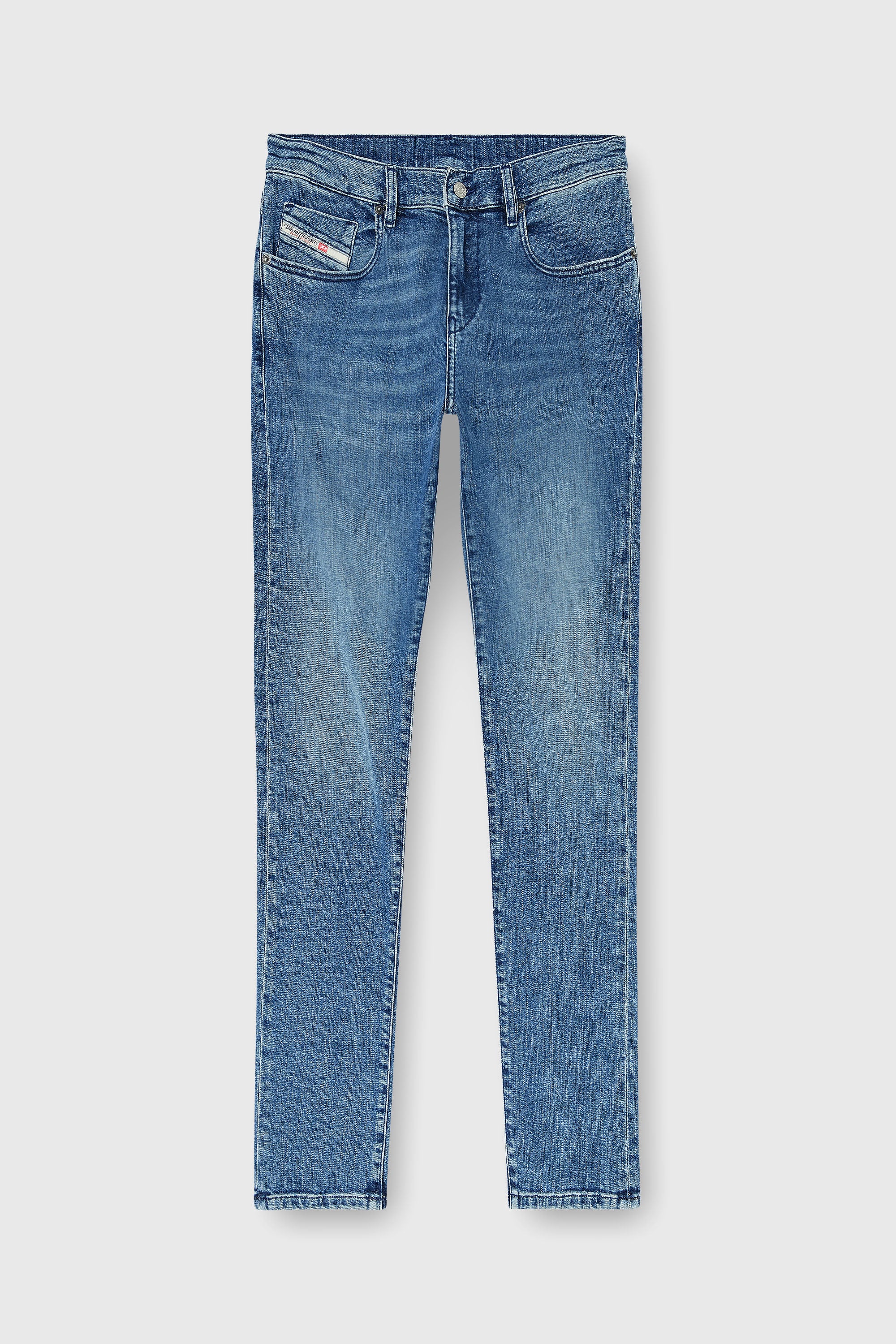 Diesel - Herren Slim Jeans 2019 D-Strukt 0HDBK, Mittelblau - 2