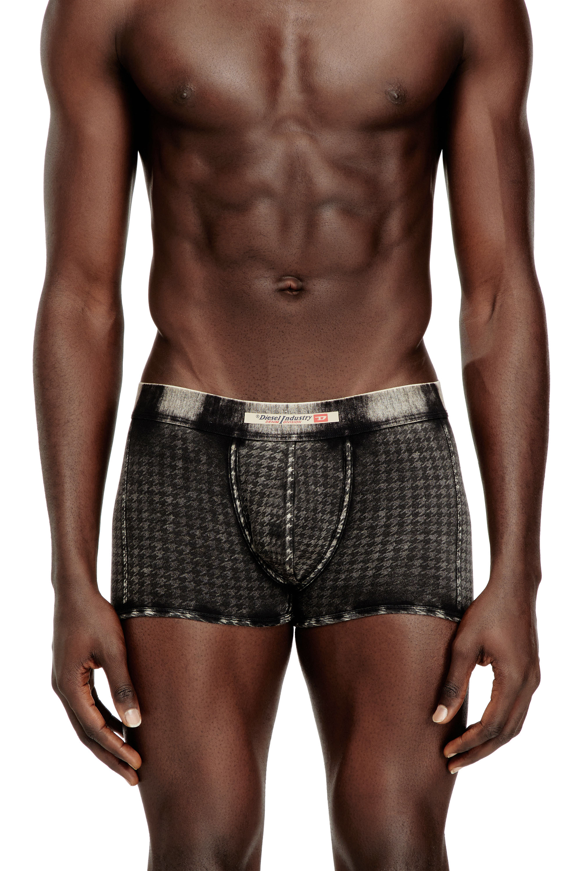 Diesel - DAMIEN-DNM, Herren Baumwoll-Boxershorts mit Allover-Print in null - 2