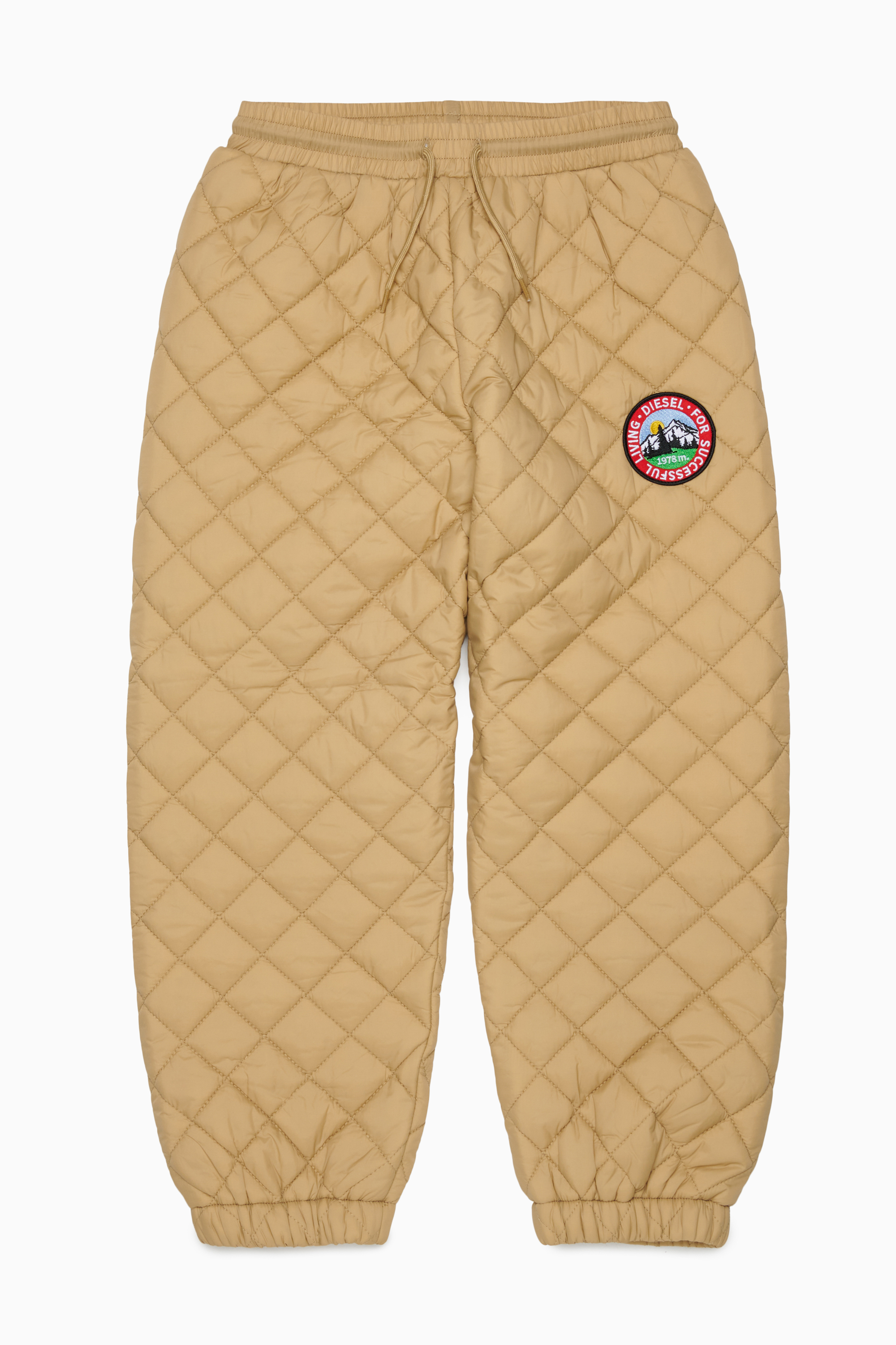 Diesel - PMONTY, Unisex Stepphosen aus Nylon mit Baumwollfutter in Braun - 1