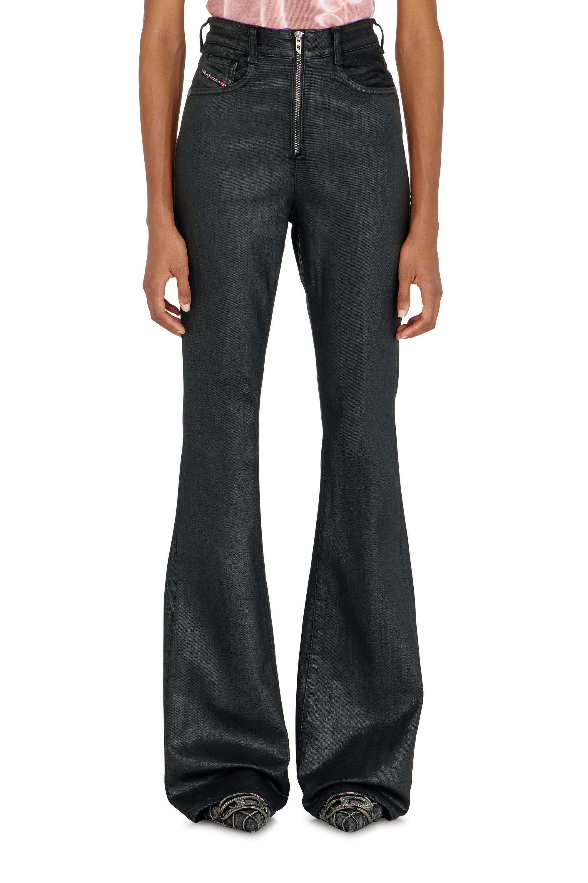 Diesel - Damen Bootcut Jeans 1973 D-Partt 09P78, Schwarz/Dunkelgrau - 4