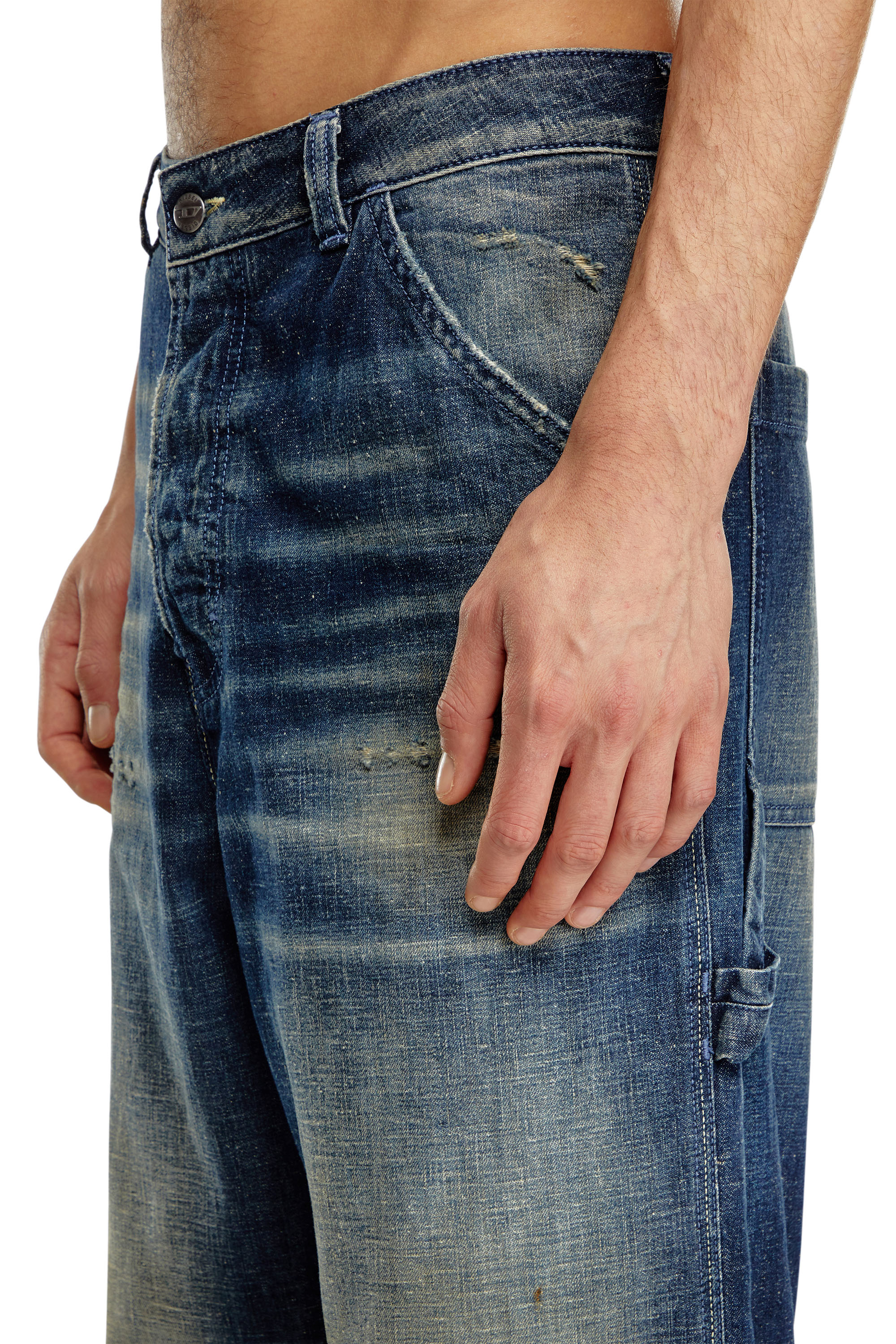 Diesel - Herren Relaxed Jeans D-Livery 09J91, Dunkelblau - 4