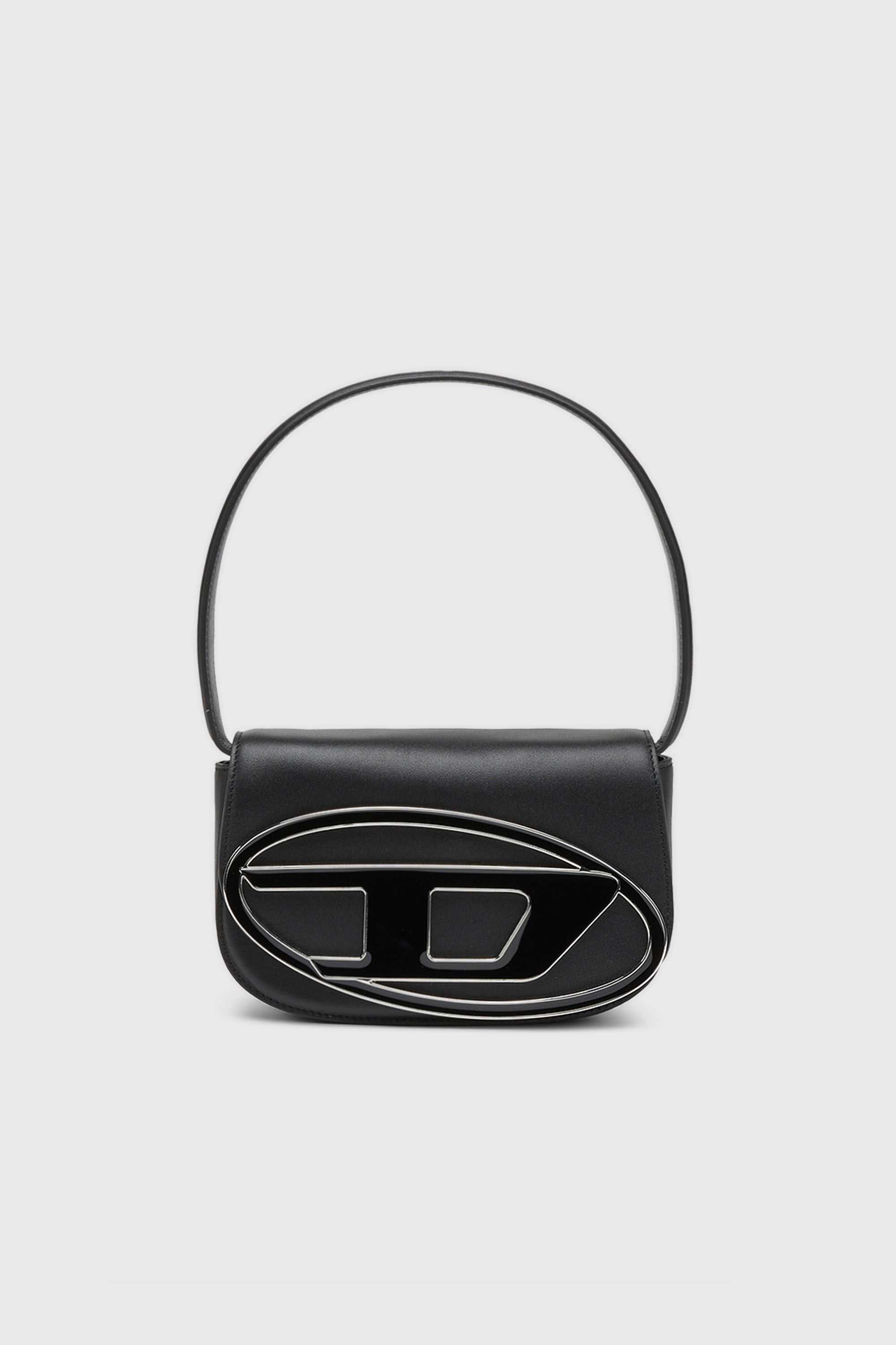 Diesel - 1DR, Damen 1DR-Ikonische Schultertasche aus Nappa-Leder in Schwarz - 2