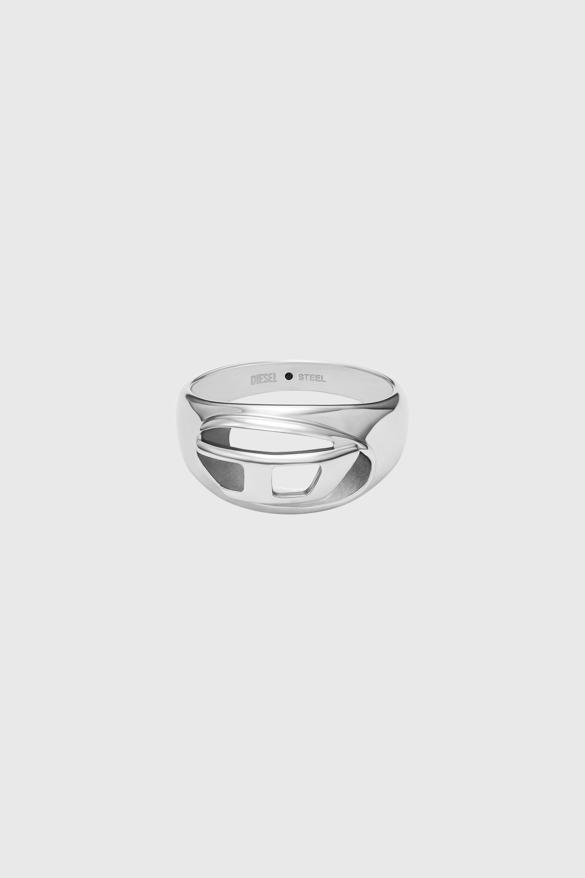 Diesel - DX1715040, Unisex Bandring aus Edelstahl in Silber - 2