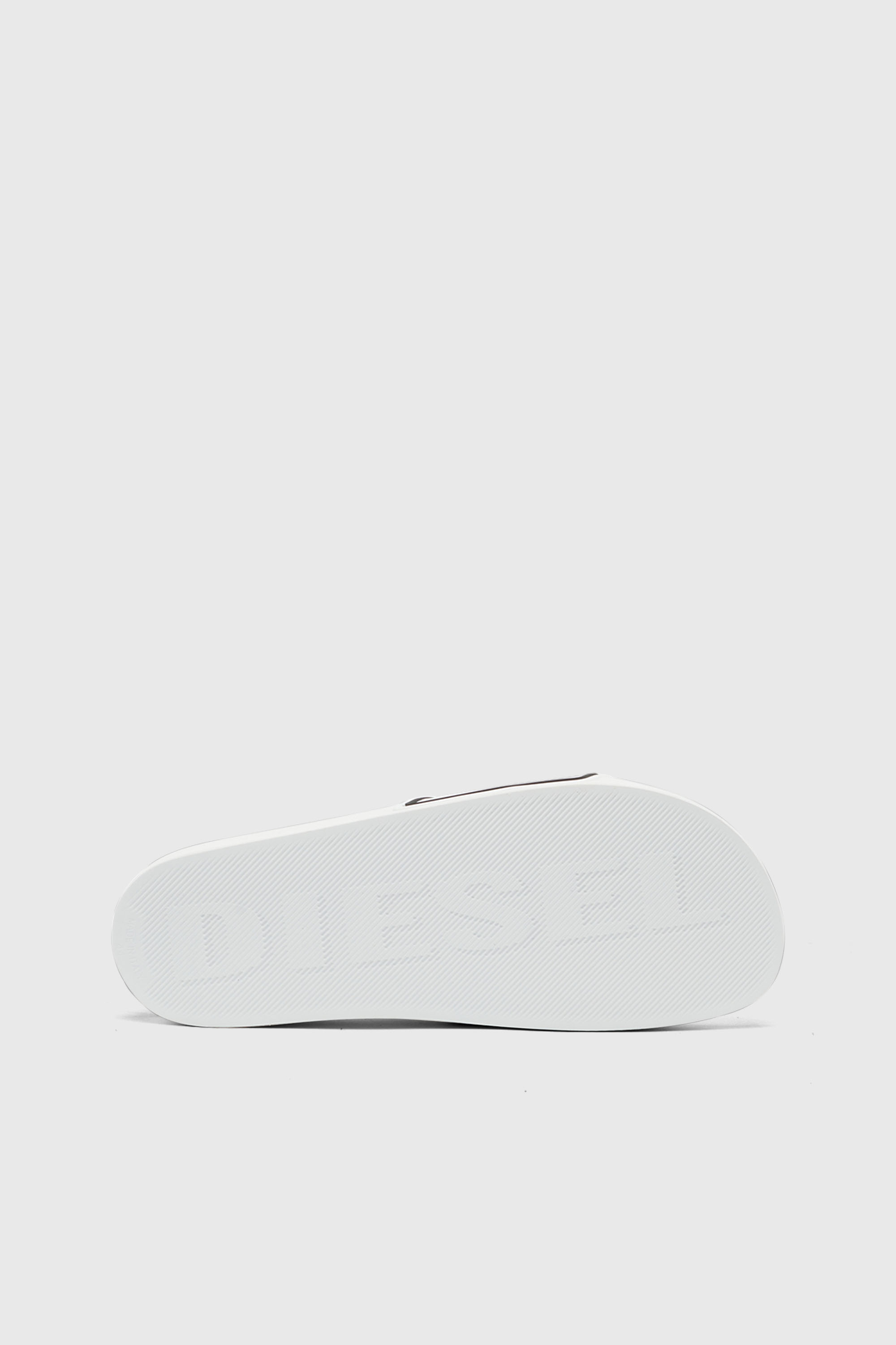 Diesel - SA-MAYEMI CC, Herren Sa-Mayemi-Badeschlappen mit 3D-Logo in Weiss/Schwarz - 5