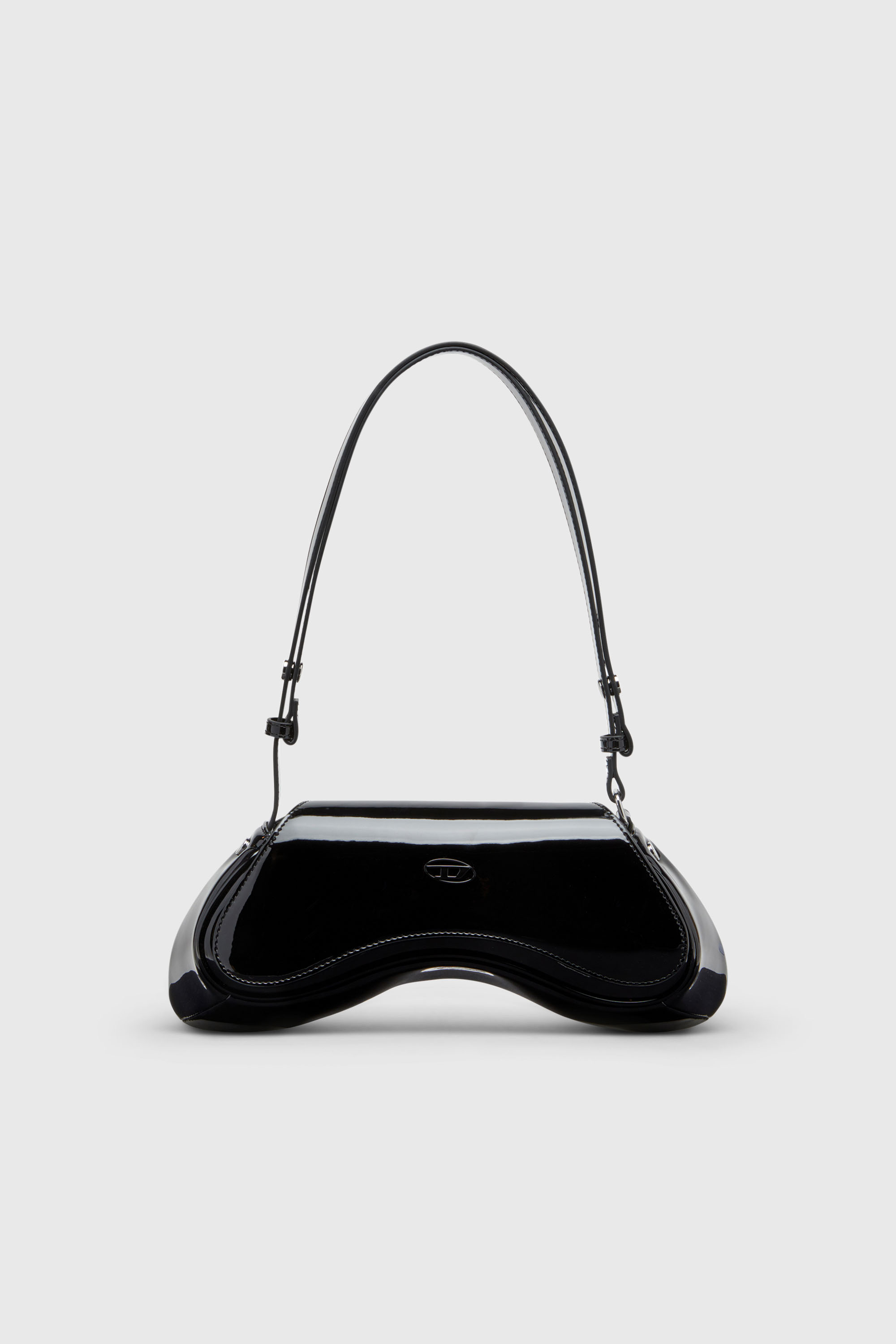 Diesel - PLAY CROSSBODY, Woman's Play-Glossy crossbody bag in Black - 1