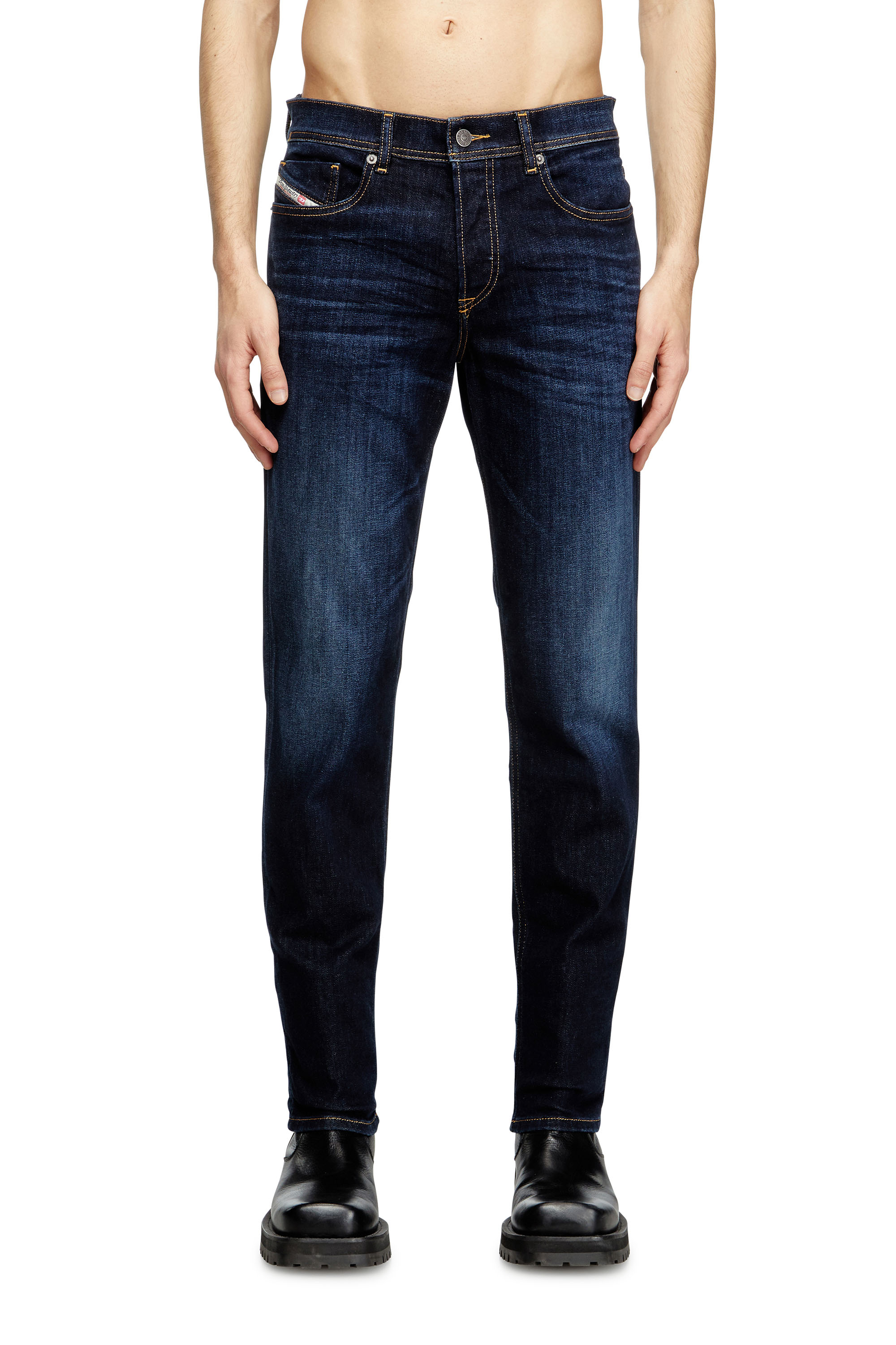 Diesel - Man's Regular Jeans 2023 D-Finitive 009ZS, Dark Blue - 2