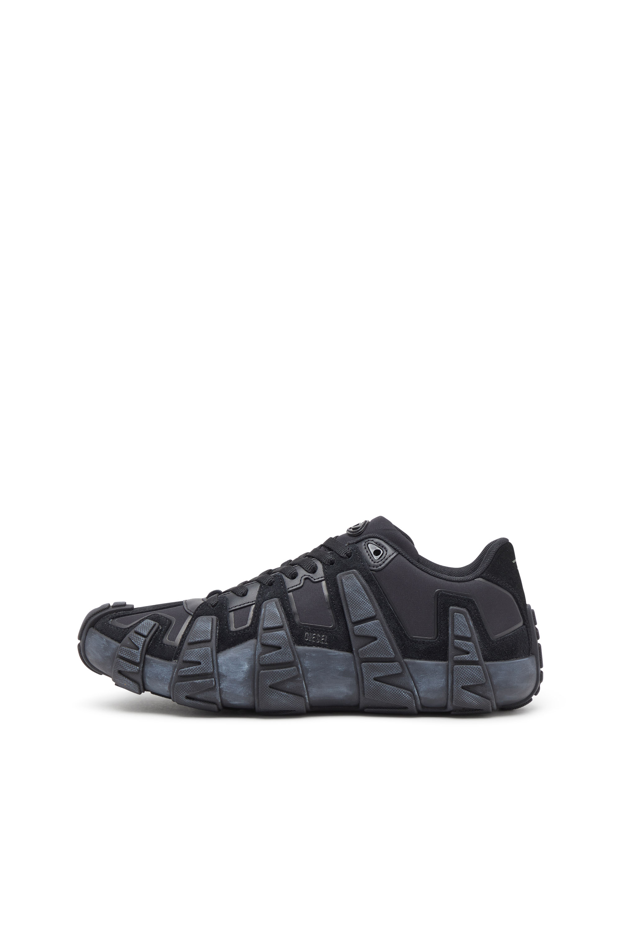 Diesel - S-D-GRIFFE LOW, Herren S-D-Griffe - Turnschuhe aus Nylon in Schwarz/Blau - 8