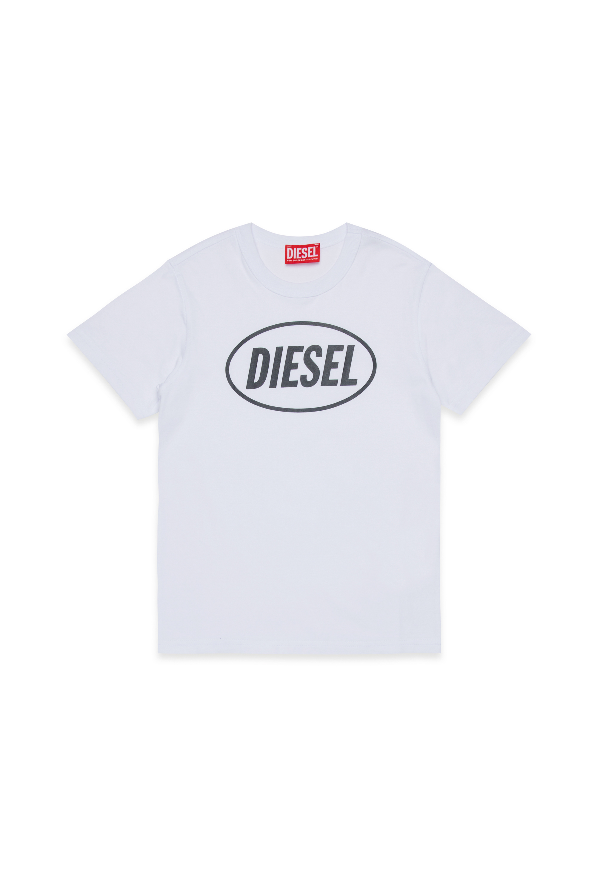 Diesel - TUNDRA, Herren Baumwoll-T-Shirt mit Logo in Weiß - 1