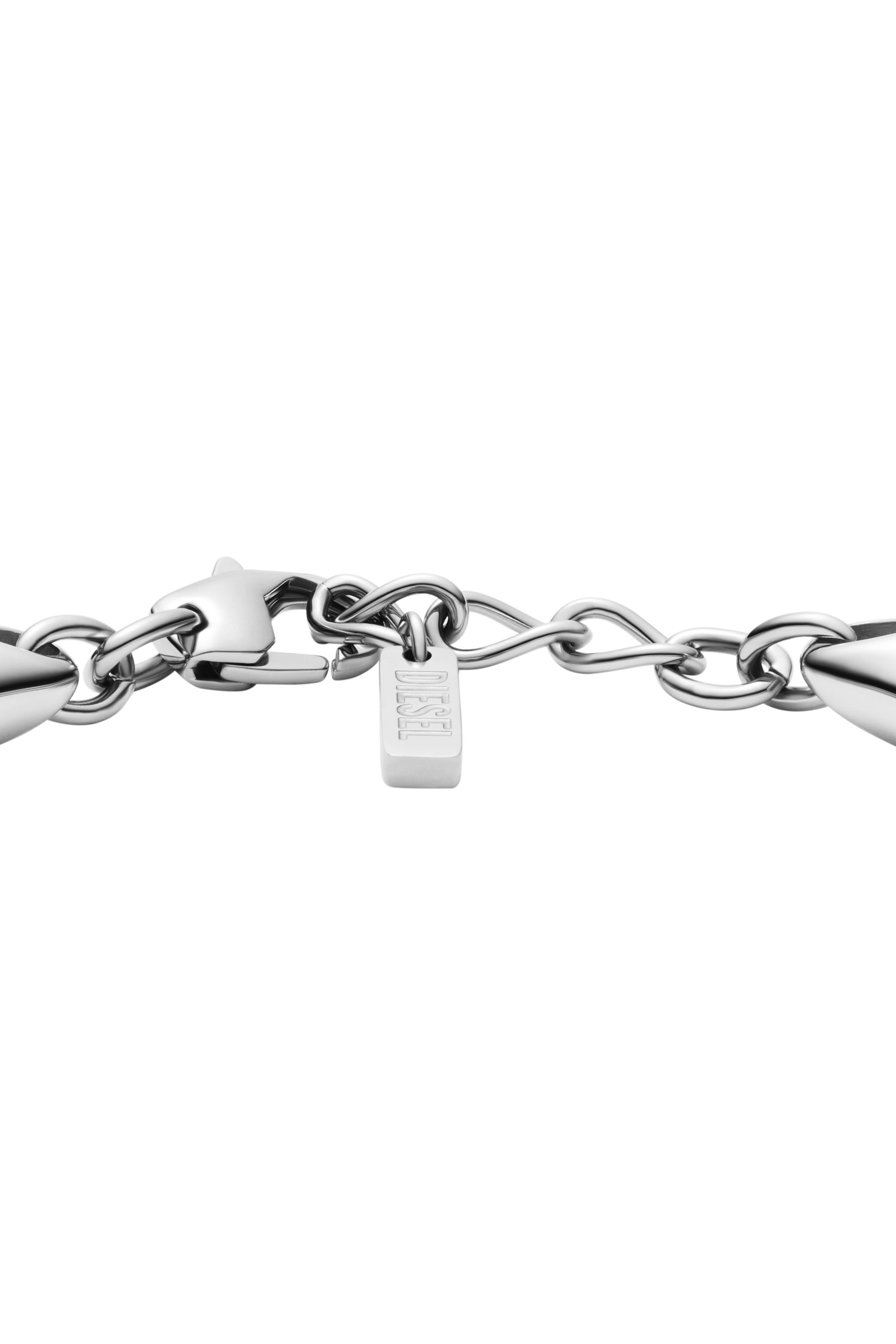 Diesel - DX1643040 JEWELLERY, Unisex Edelstahl Armreif Armband in Silber - 2