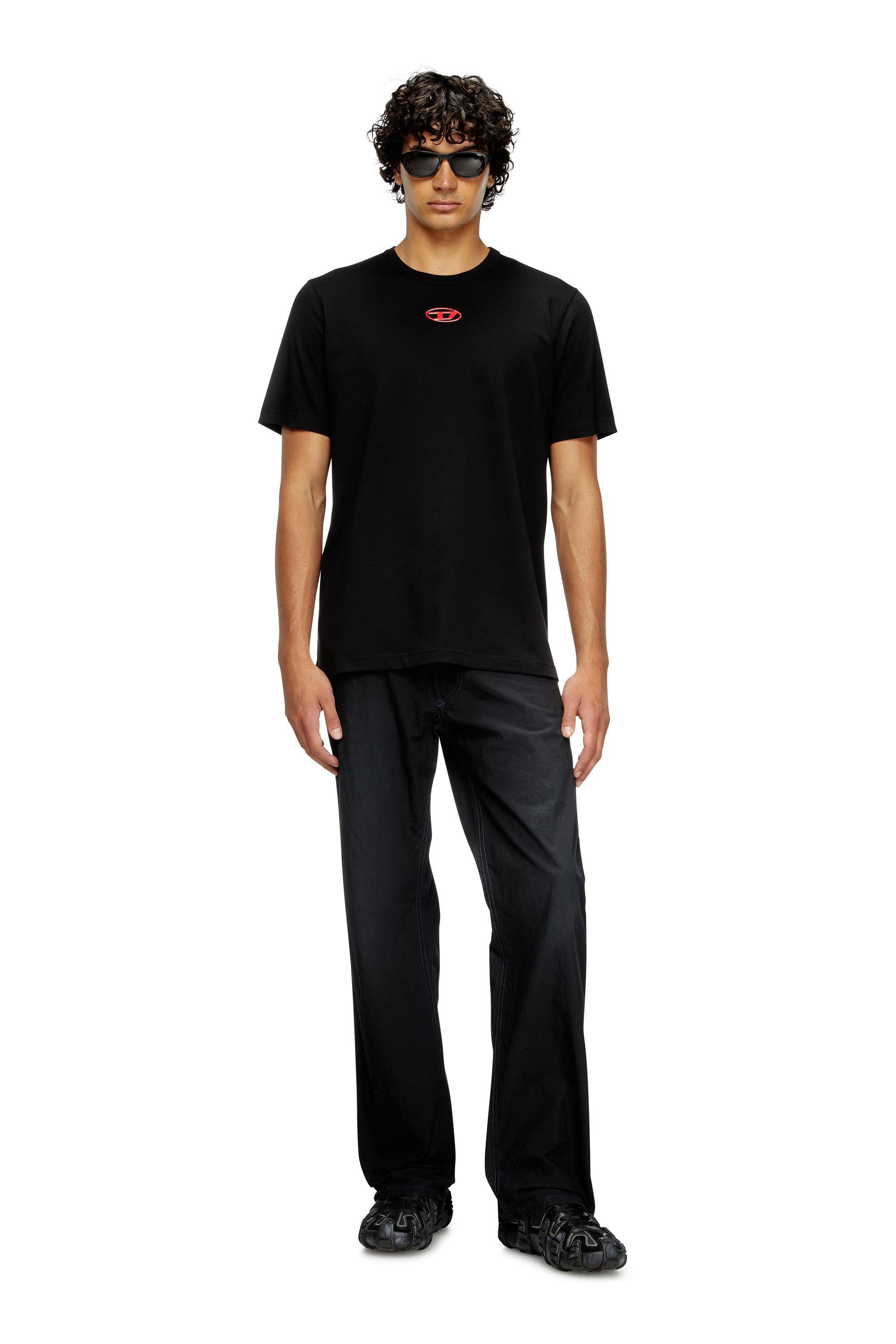 Diesel - T-ADJUST-OD, Herren T-Shirt mit metallischem Oval D in null - 2