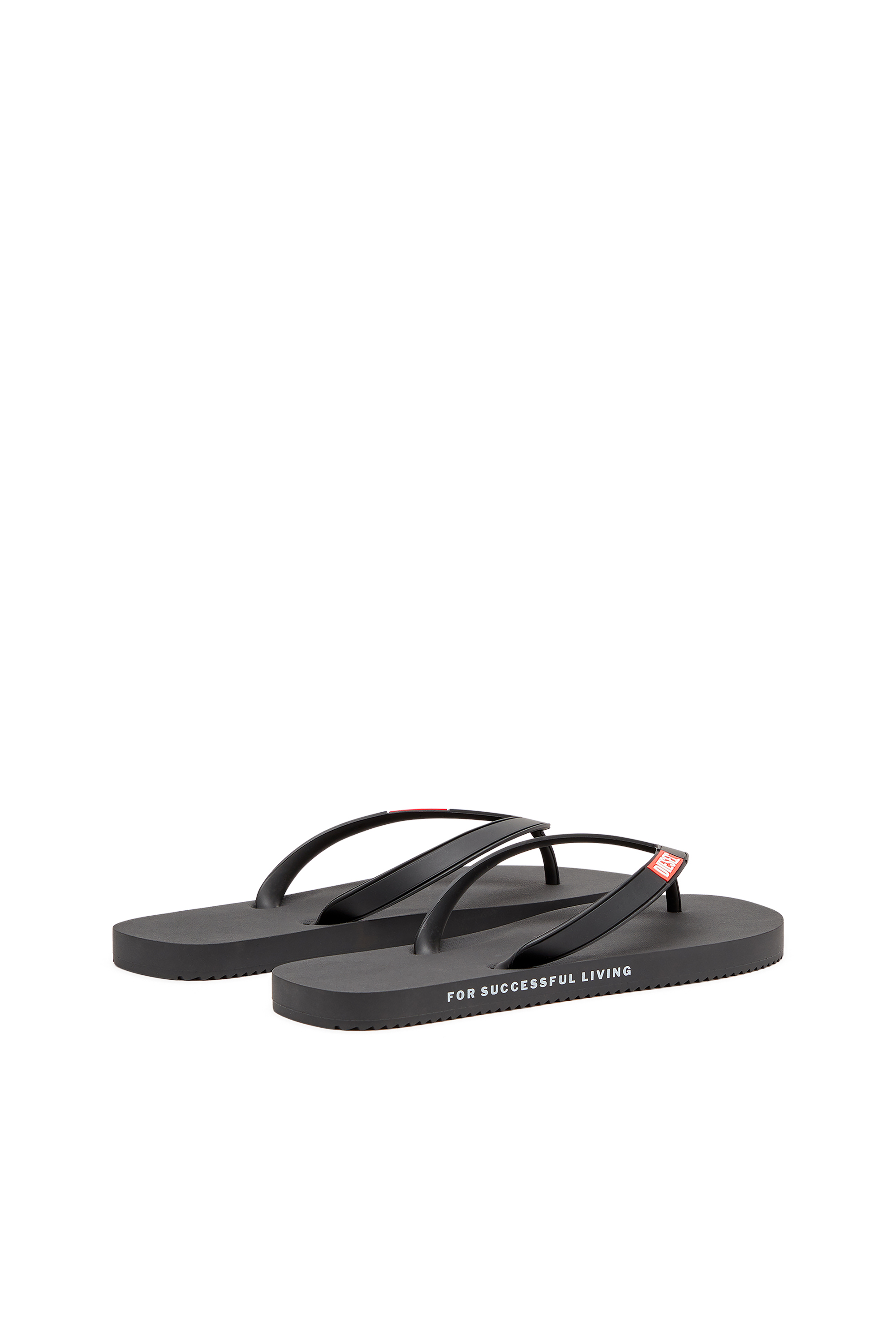 Diesel - SA-RIO, Man's Rubber flip-flops in Black - 3