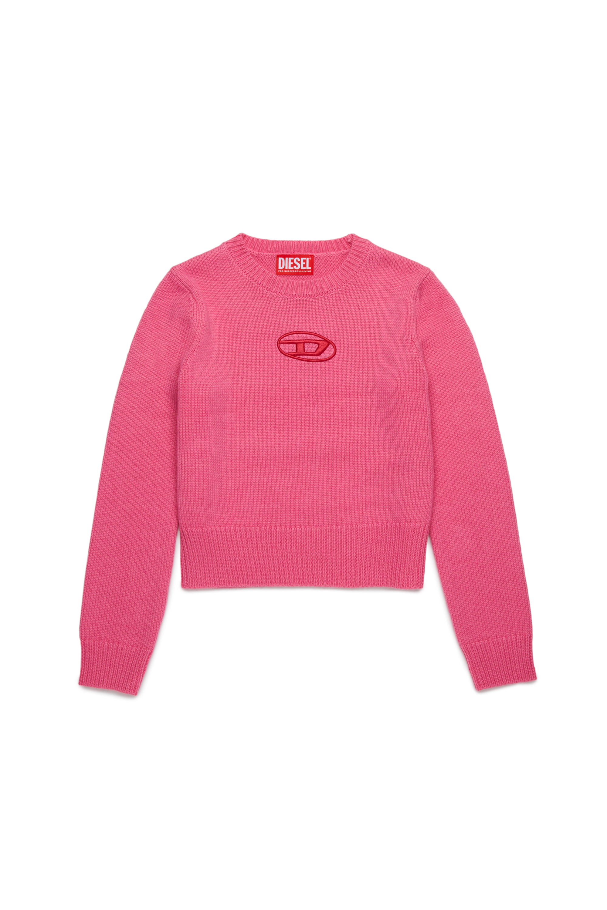 Diesel - KGANDIE, Damen Pullover aus einer mit Kaschmir angereicherten Mischung in Rosa - 2