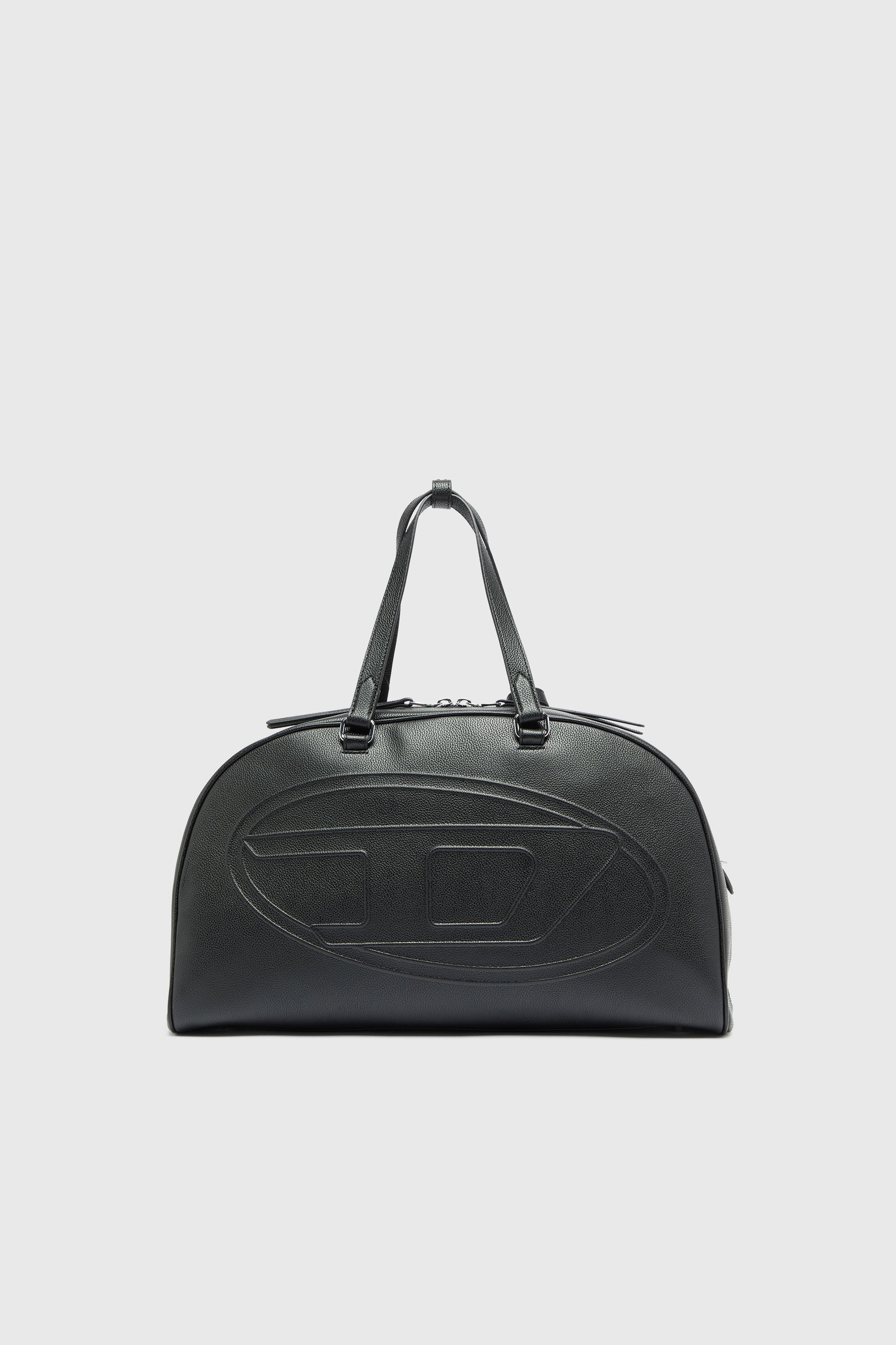 Diesel - 1DR DOME DUFFLE, Unisex 1DR Dome - Ledertasche mit Oval D Logo in Schwarz - 1
