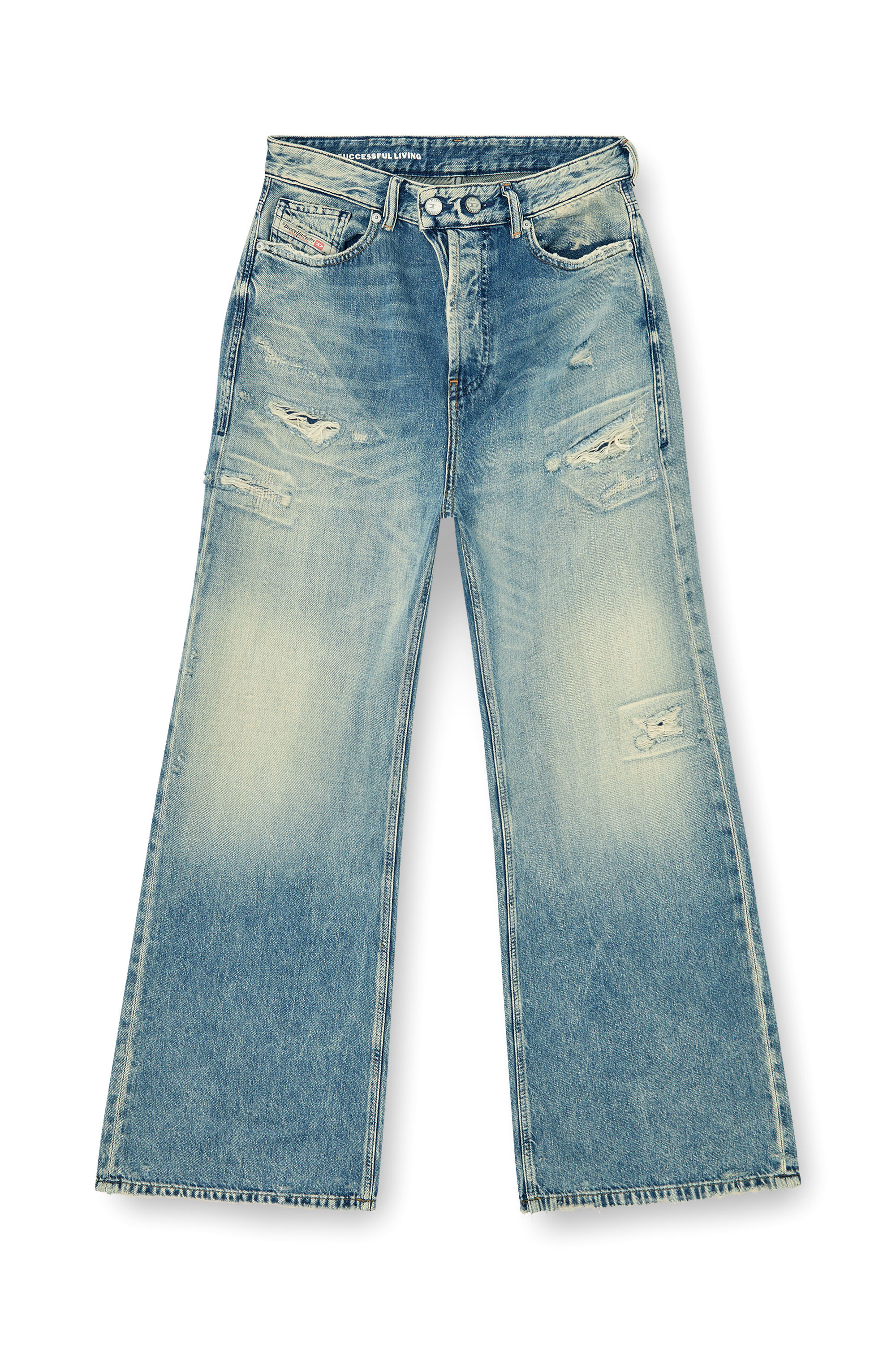 Diesel - Damen Relaxed Jeans 1996 D-Sire 09P62, Mittelblau - 6