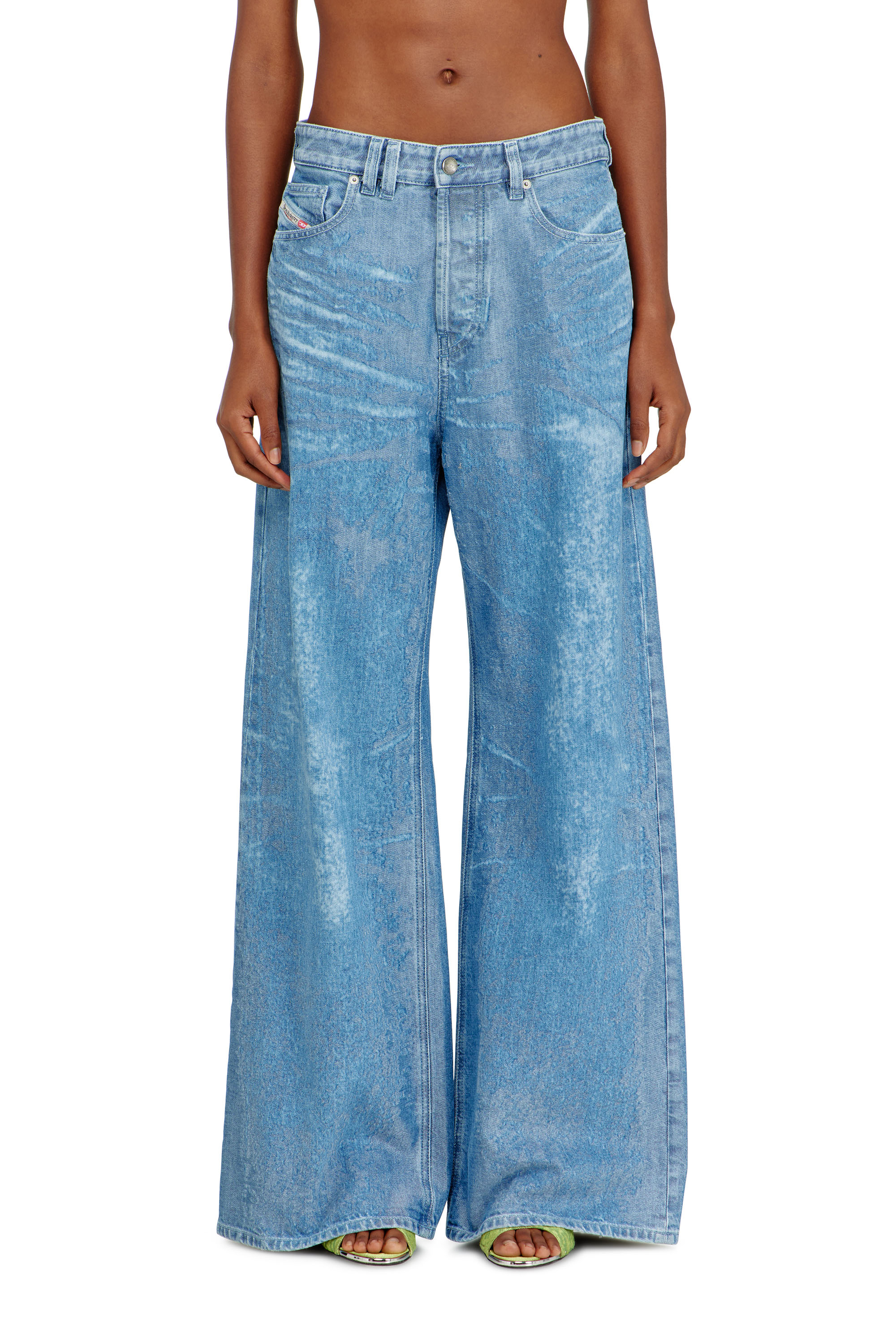 Diesel - Damen Relaxed Jeans 1996 D-Sire 09P23, Hellblau - 1