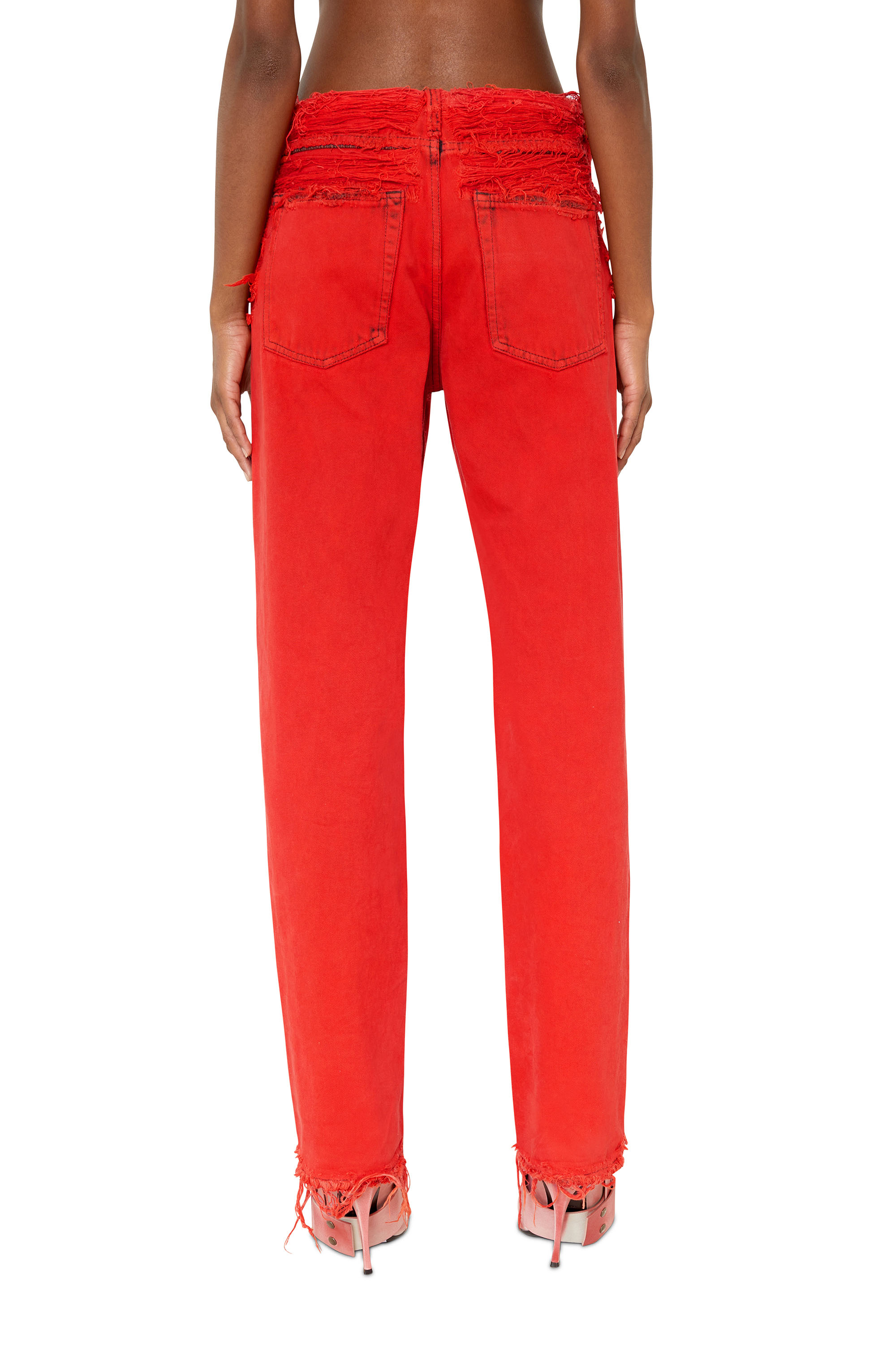 Diesel - D-Ark 007P1 Straight Jeans, Rot - Image 2