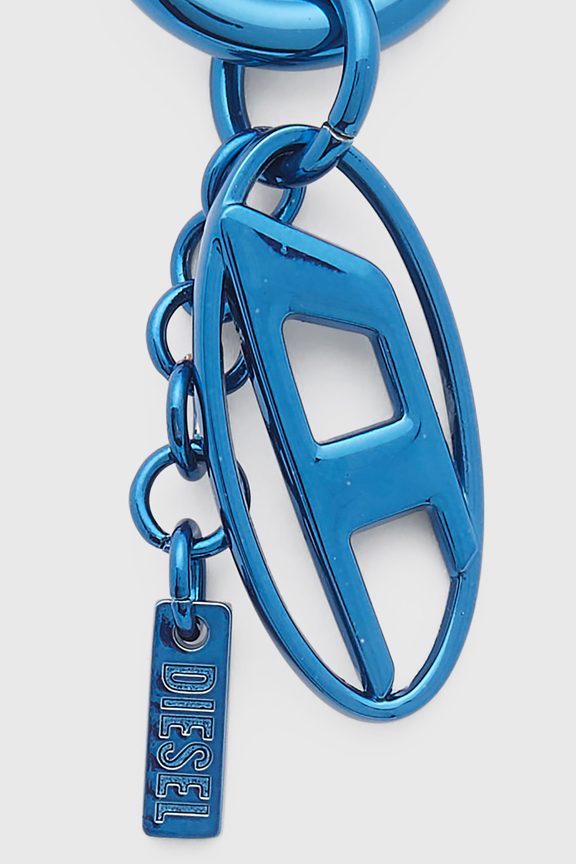 Diesel - CHARM-OVAL D, Unisex's Charm with Oval D charm in Blue - 3