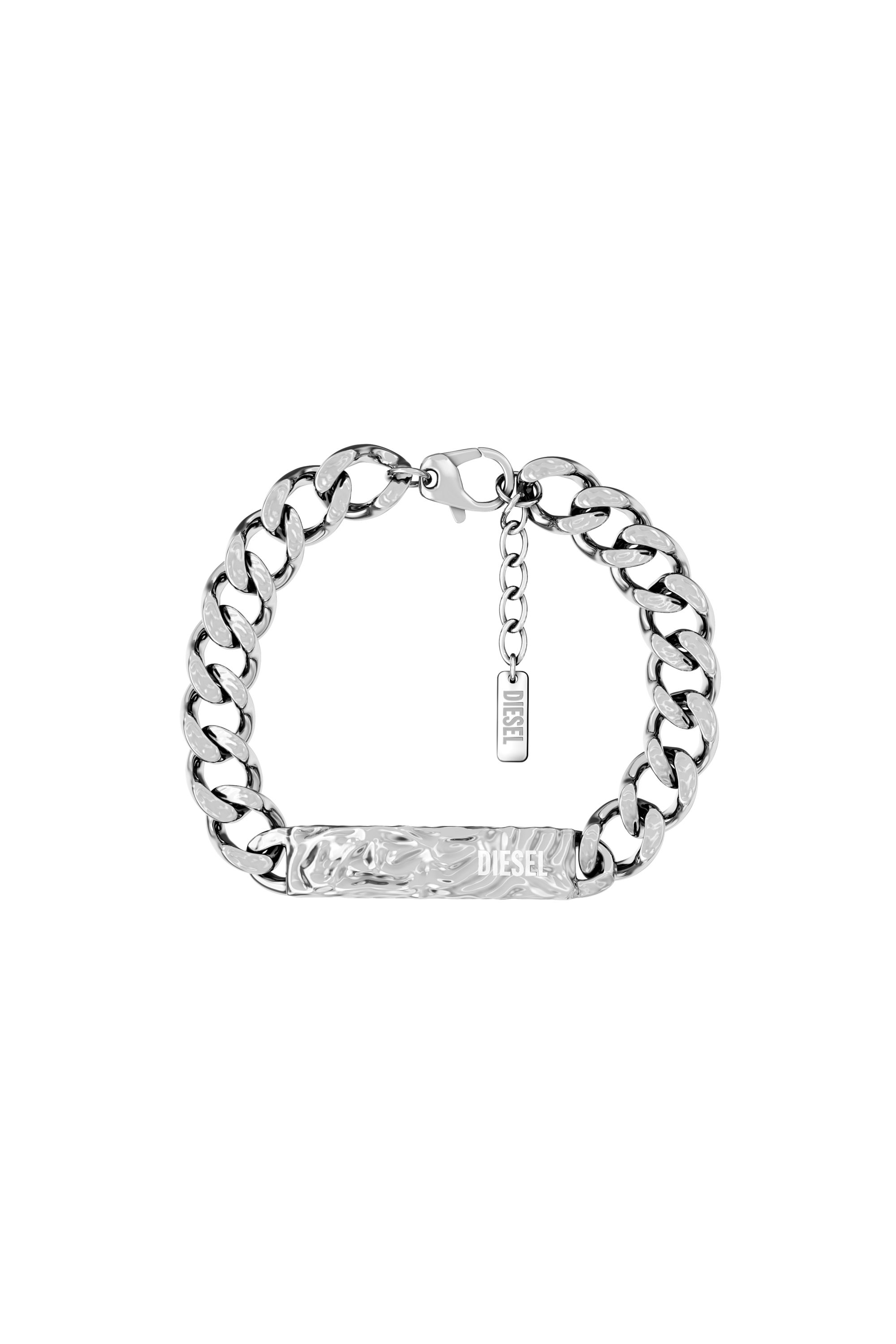 Diesel - DX1732040, Unisex ID-Armband aus Edelstahl in Silber - 1