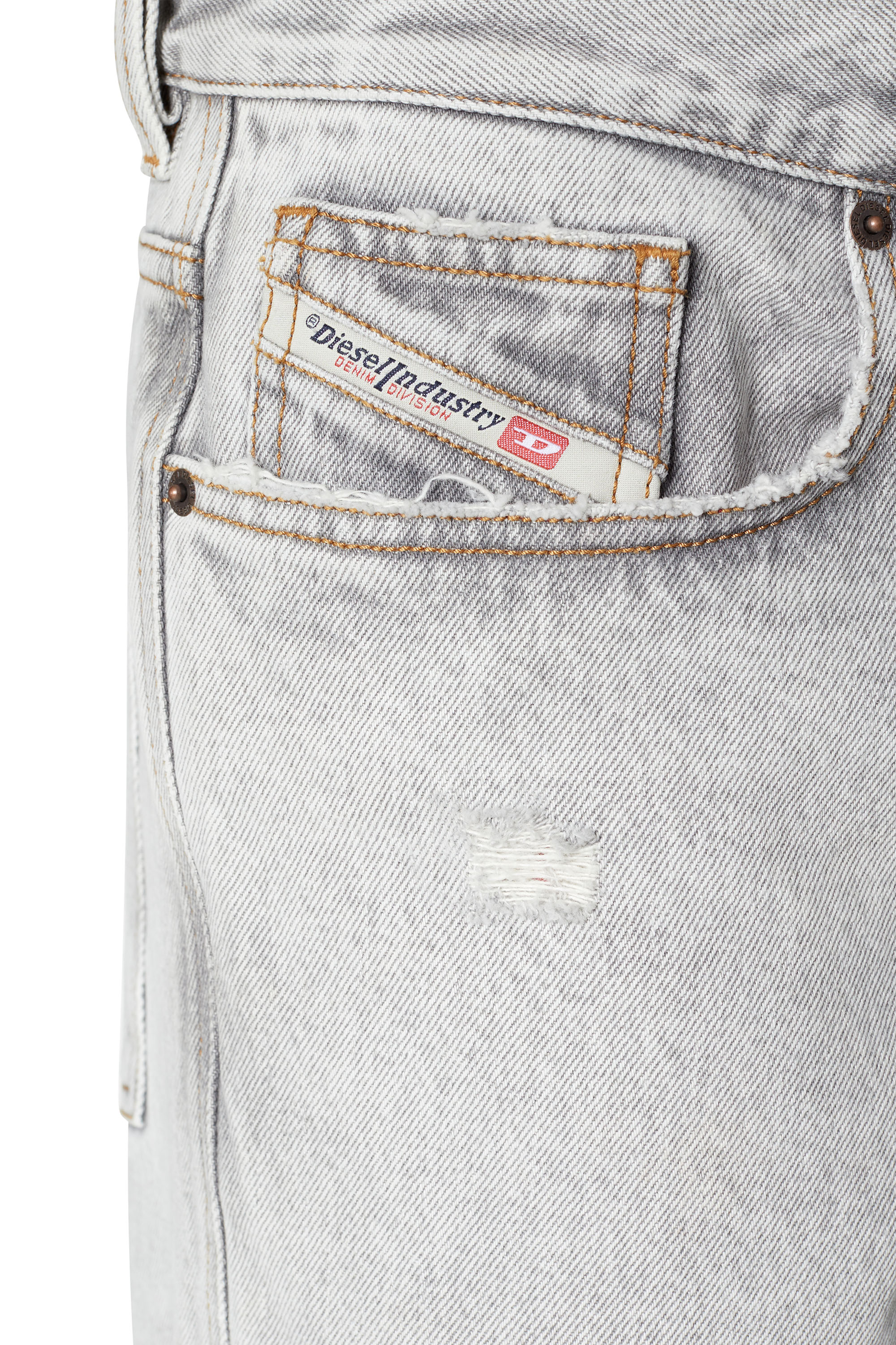 Diesel - 2010 D-Macs 007D9 Straight Jeans, Hellgrau - Image 3