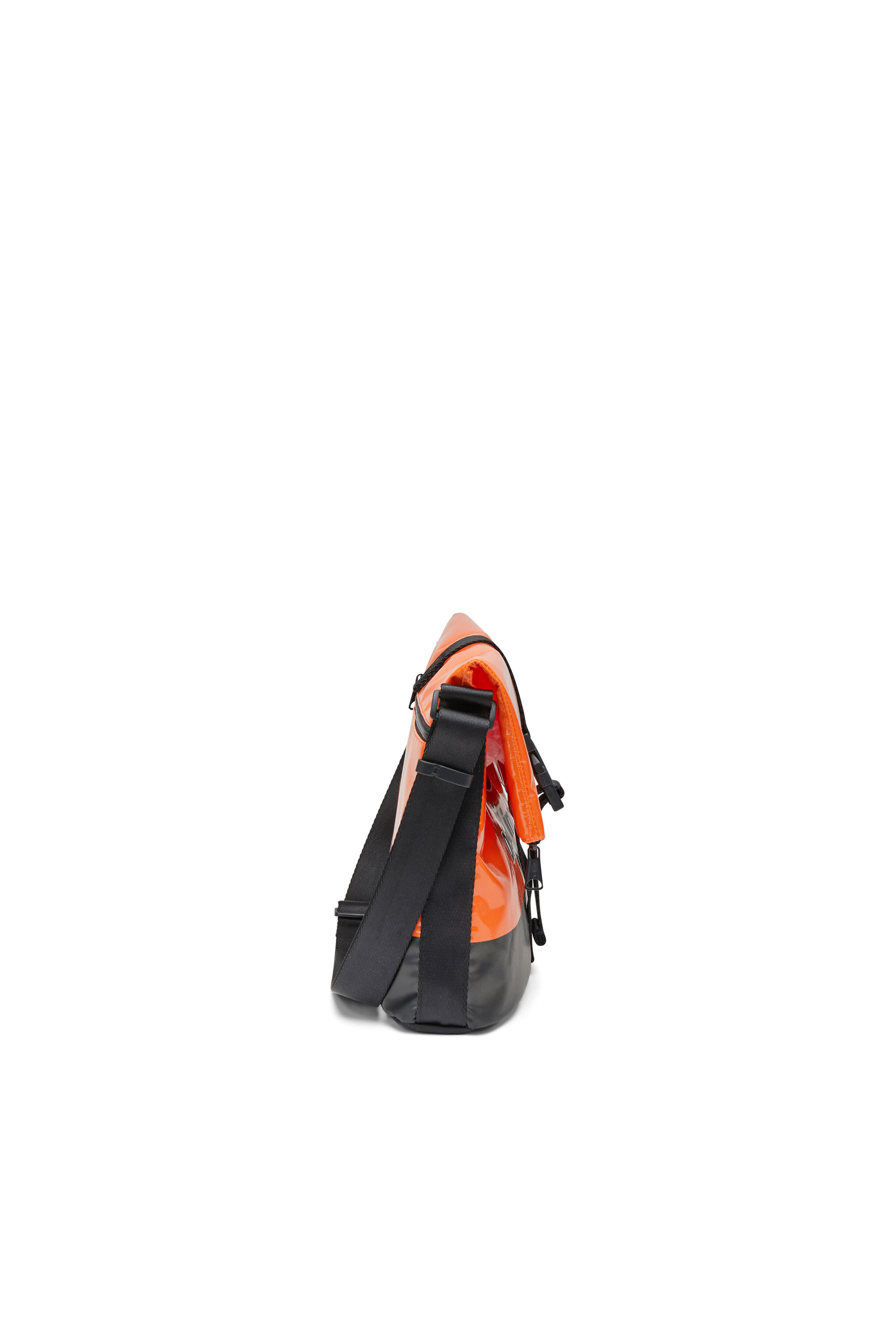 Diesel - TRAP/D SHOULDER BAG M, Orange - Image 3