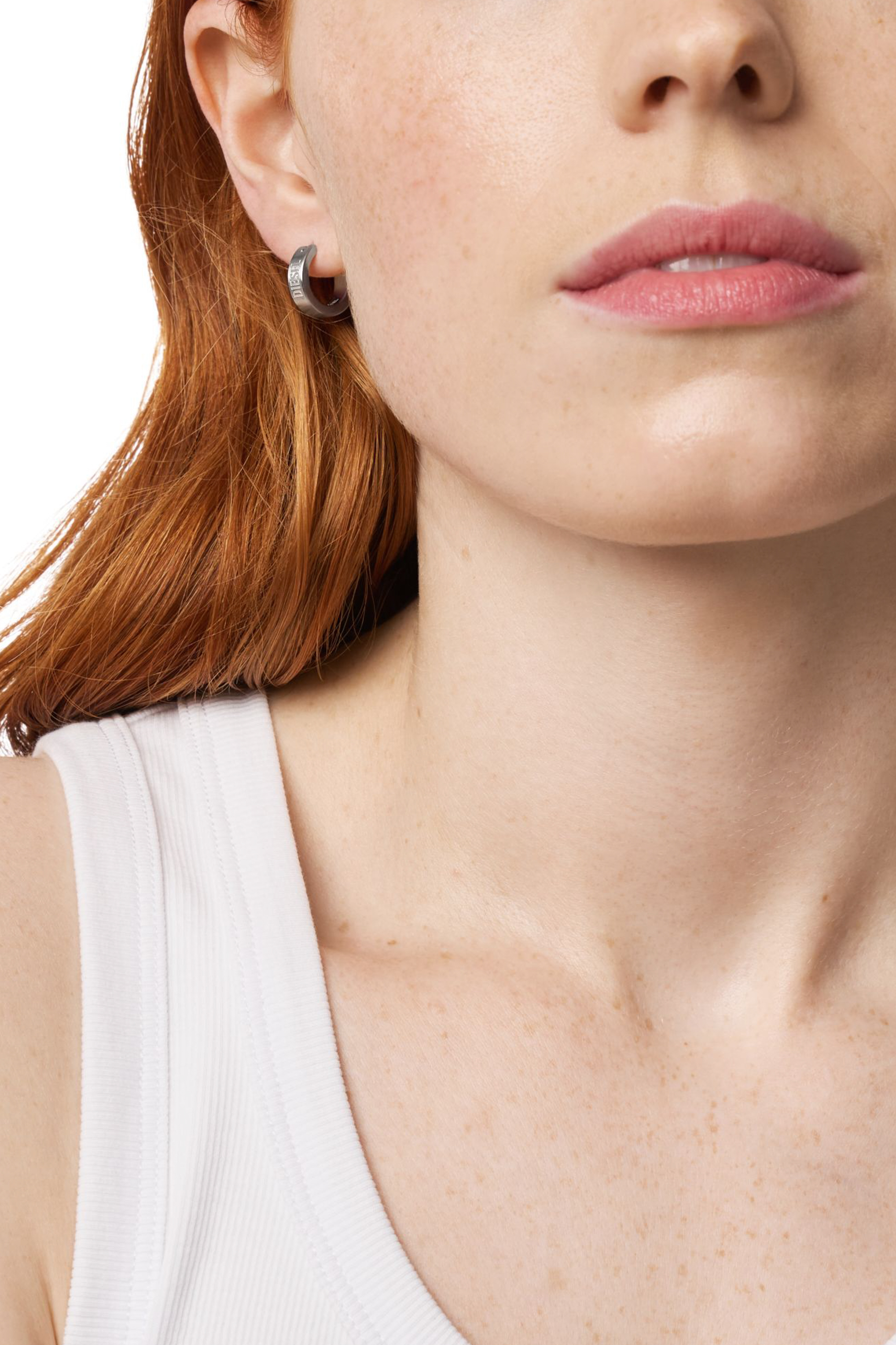 Diesel - DX1639040 JEWELLERY, Unisex Ohrring aus Edelstahl in Silber - 3