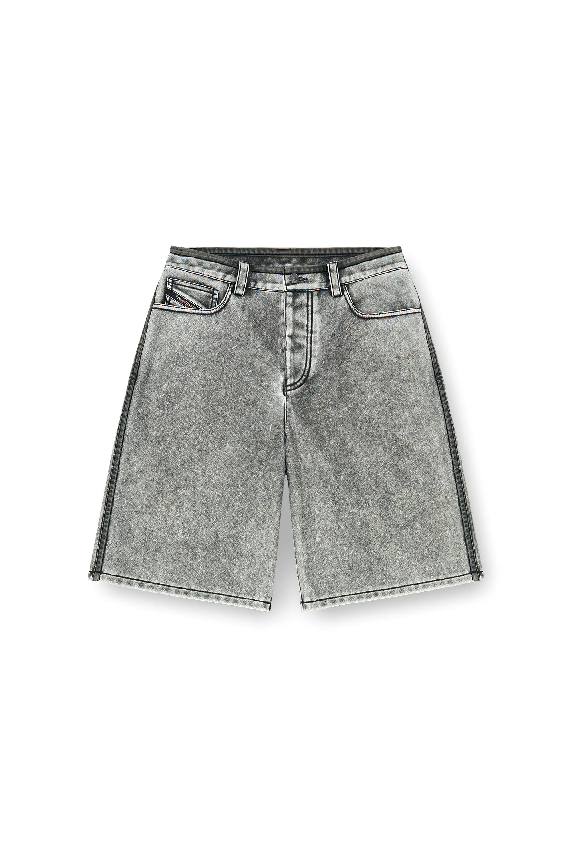 Diesel - P-ARLOR, Damen Bermudashorts aus PU in null - 4