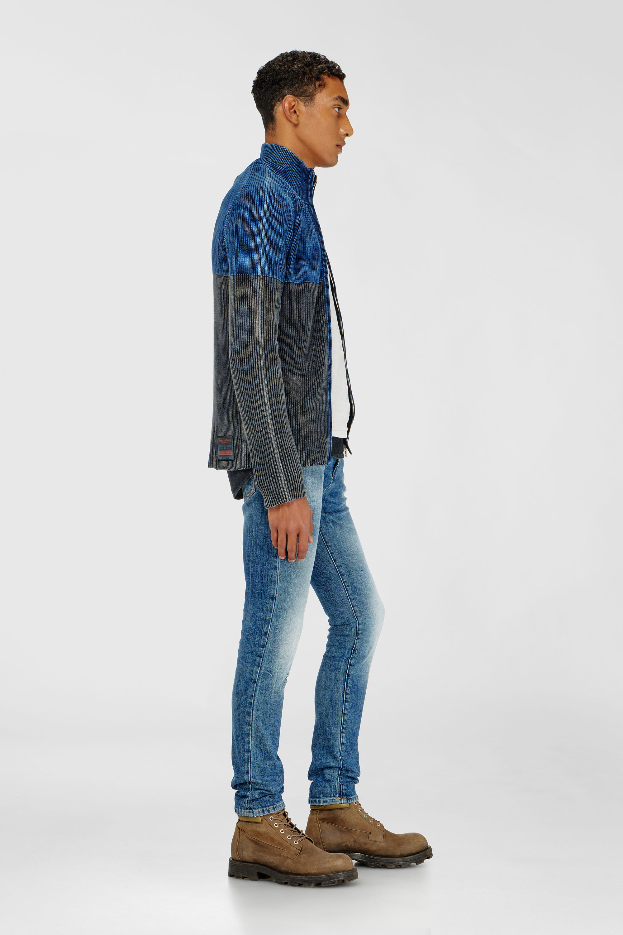 Diesel - Herren Slim Jeans 2019 D-Strukt 0KICR, Mittelblau - 2